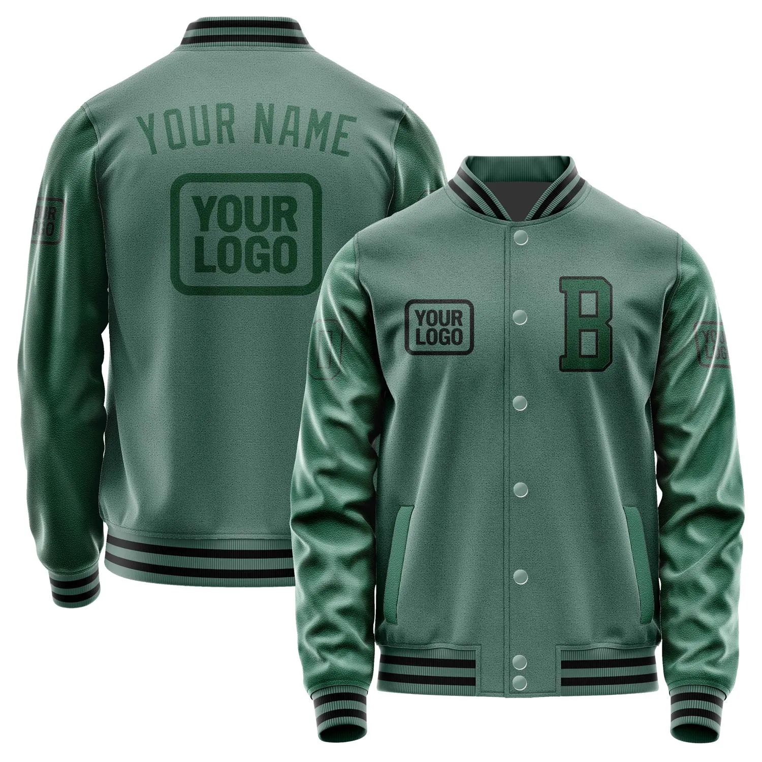 Custom Blue Green Green Jacket sold by Tailorly