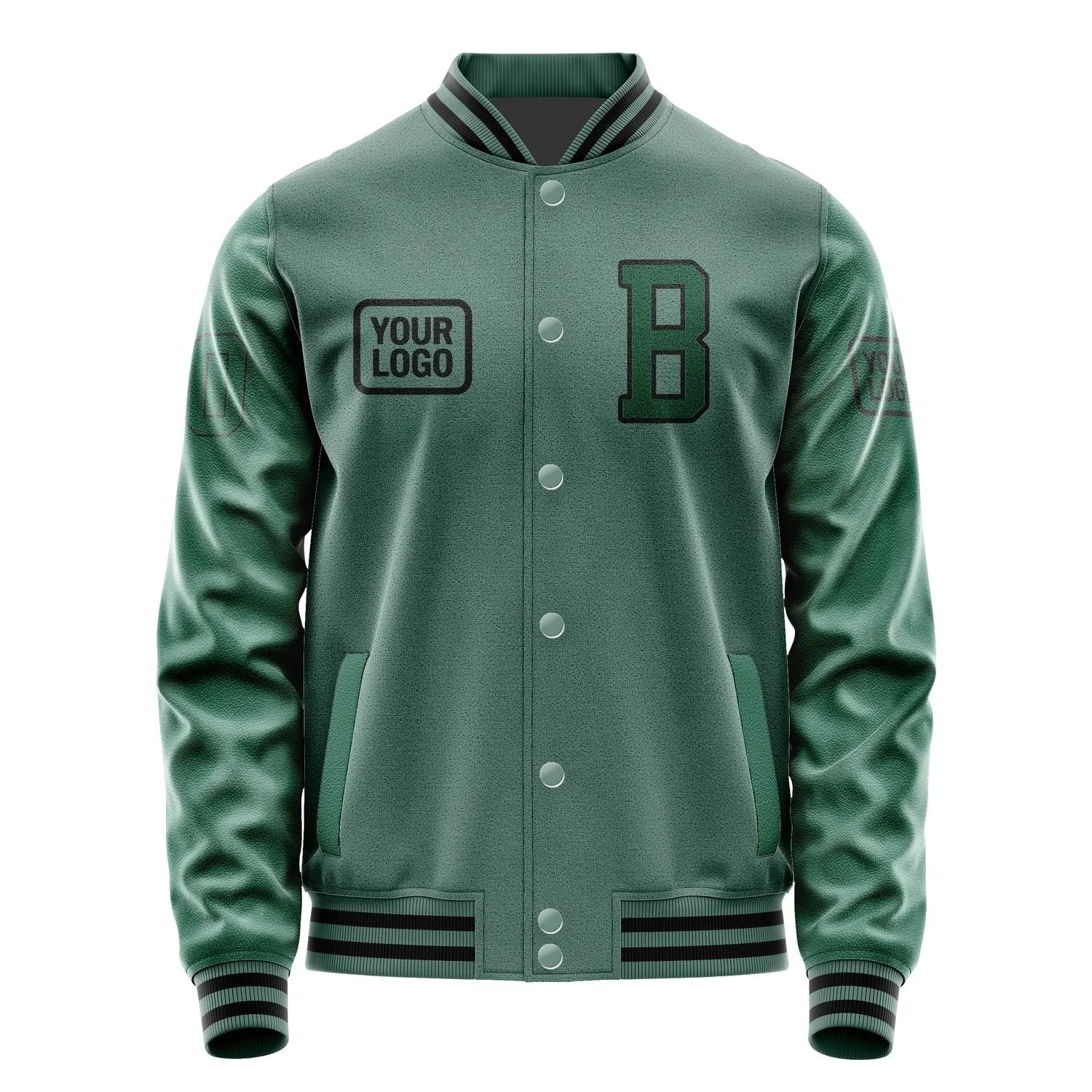 Custom Blue Green Green Jacket sold by Tailorly product image thumbnail 2