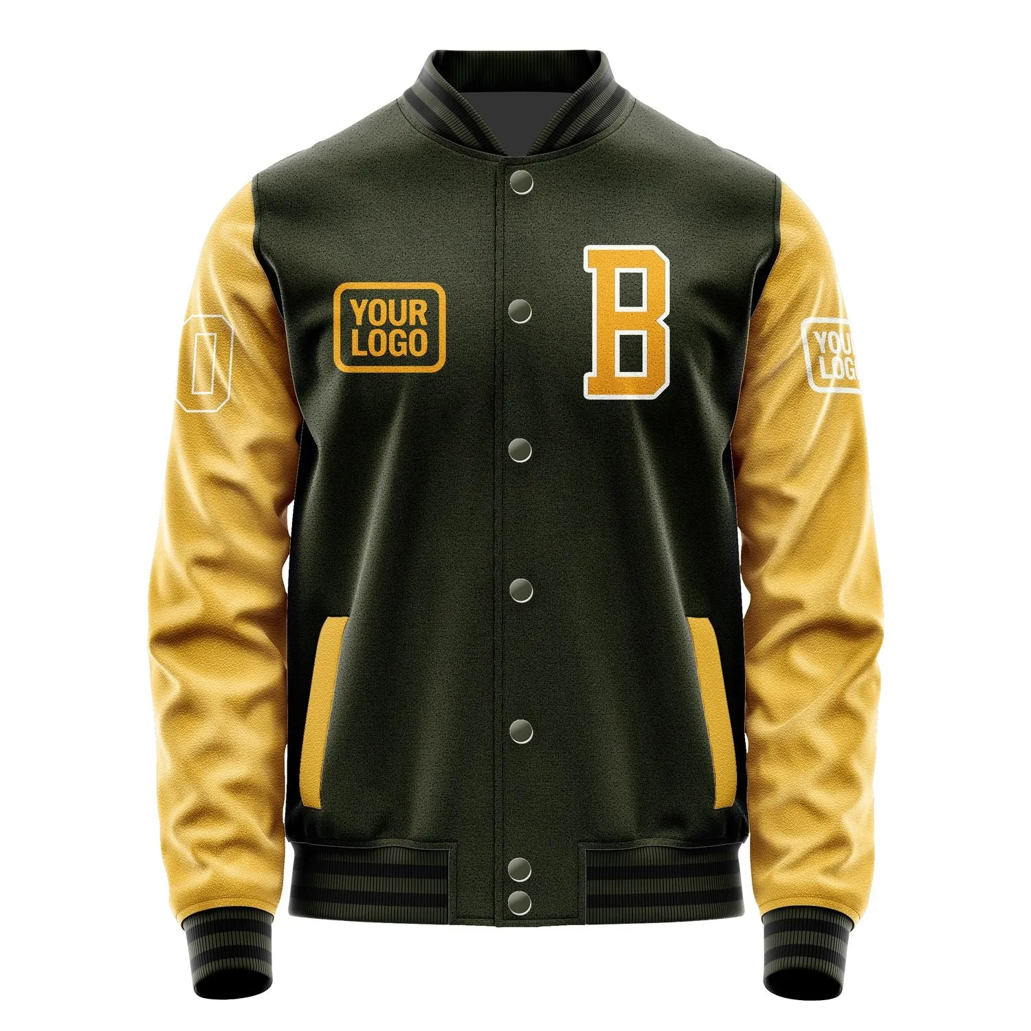 Custom Olive Yellow Jacket sold by Tailorly product image thumbnail 2