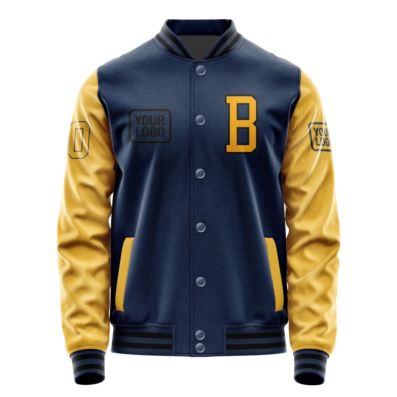 Custom Blue Yellow Jacket sold by Tailorly product image thumbnail 2