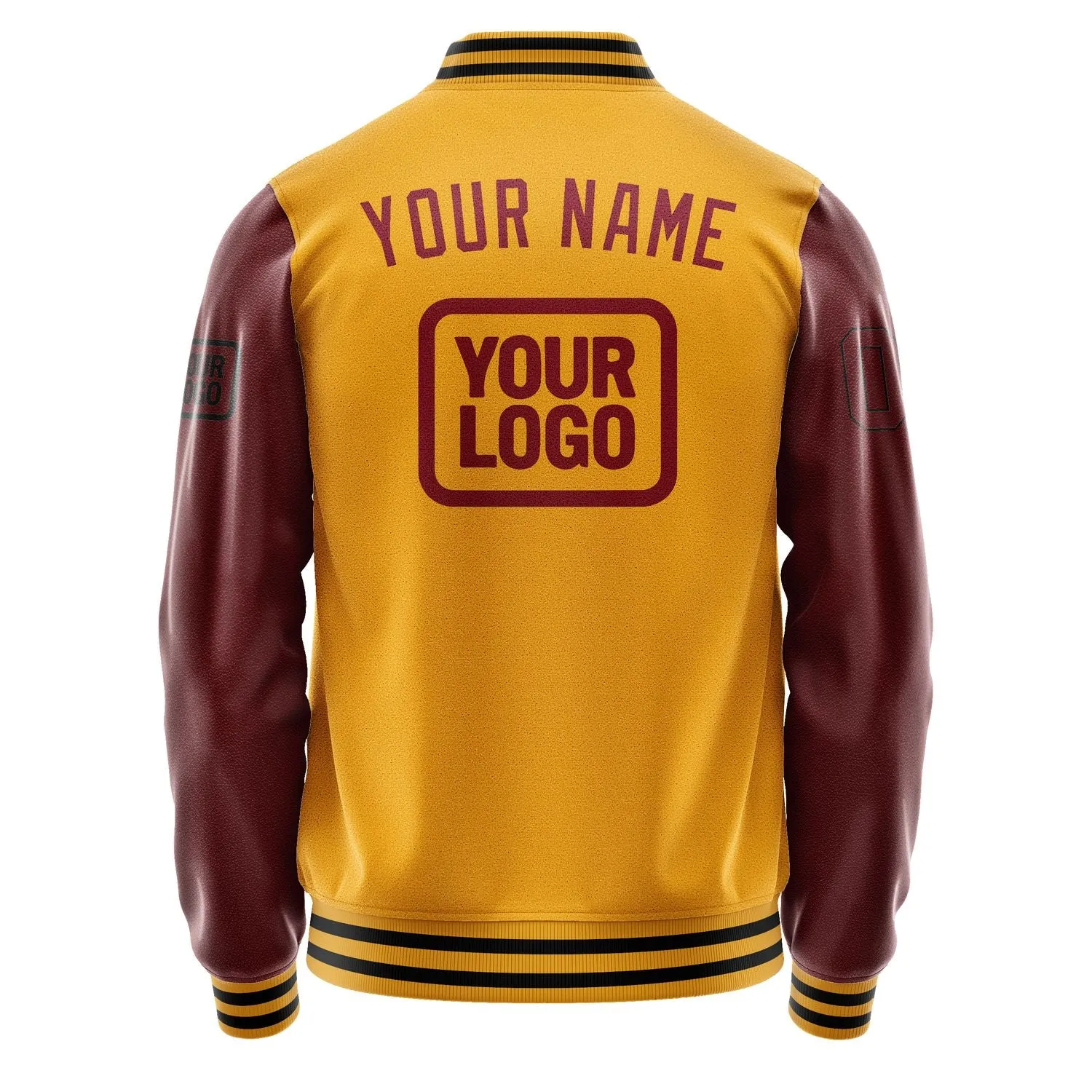 Custom Yellow Crimson Red Jacket sold by Tailorly product image thumbnail 4