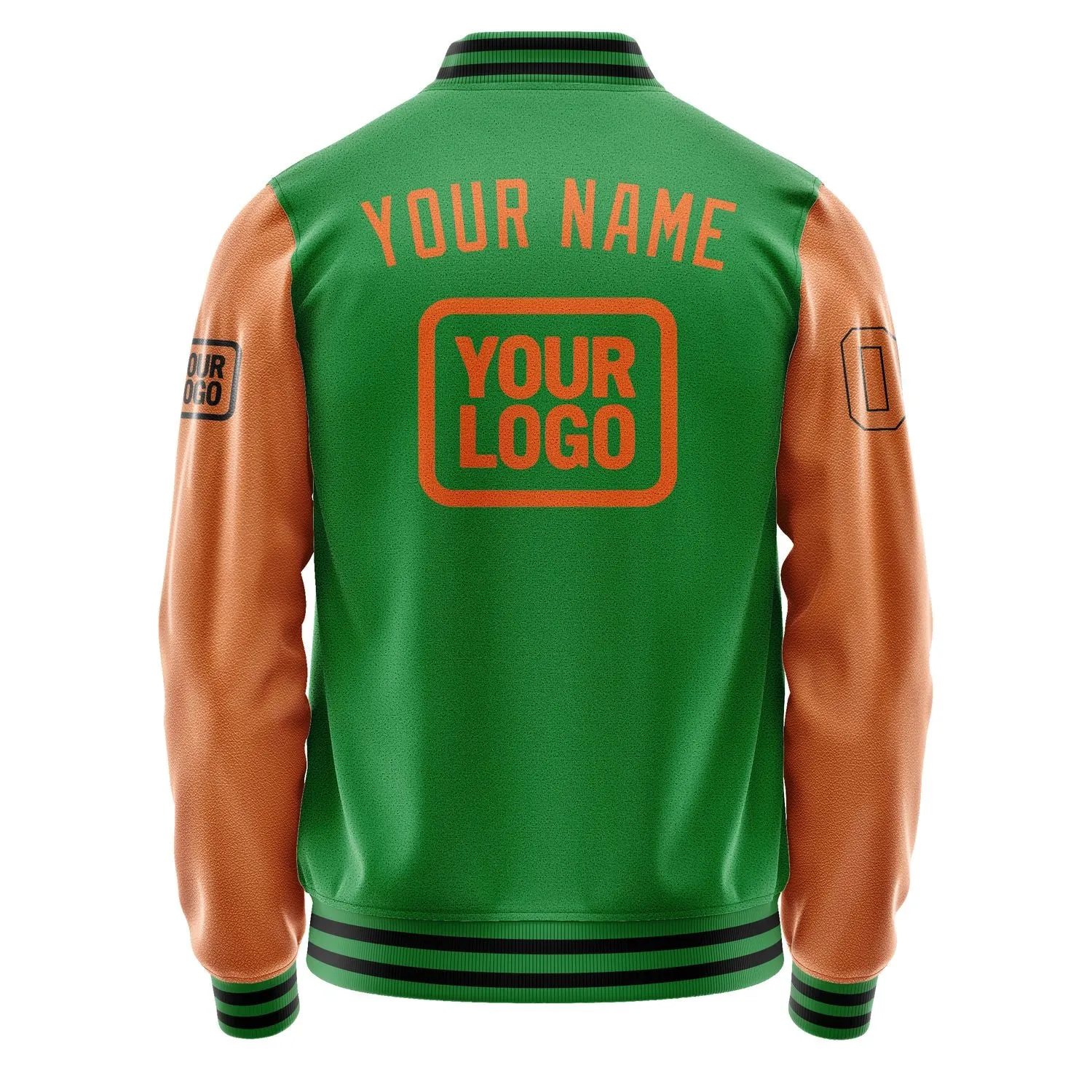 Custom Emerald Green Orange Jacket sold by Tailorly product image thumbnail 4