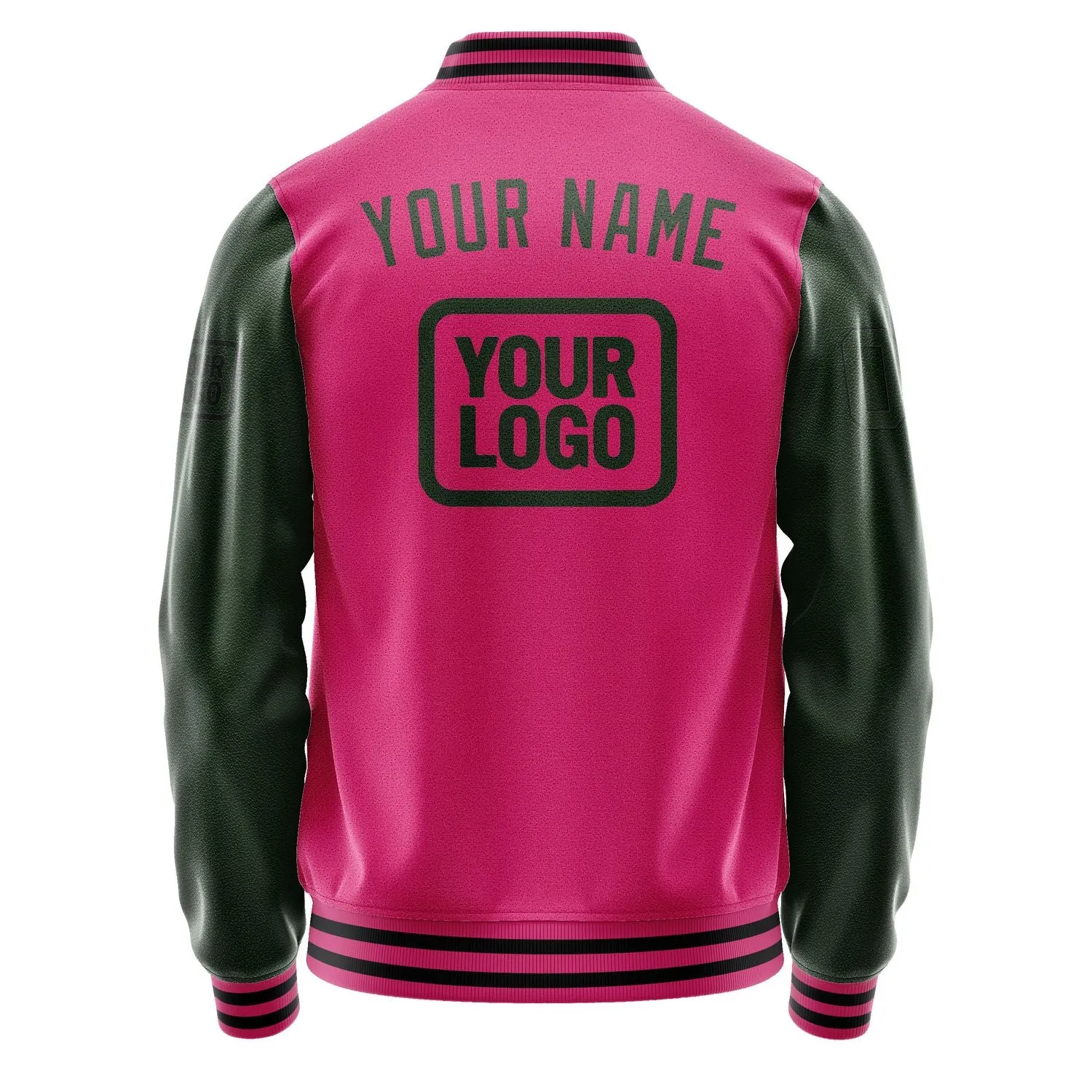 Custom Pink Dark Green Jacket sold by Tailorly product image thumbnail 4
