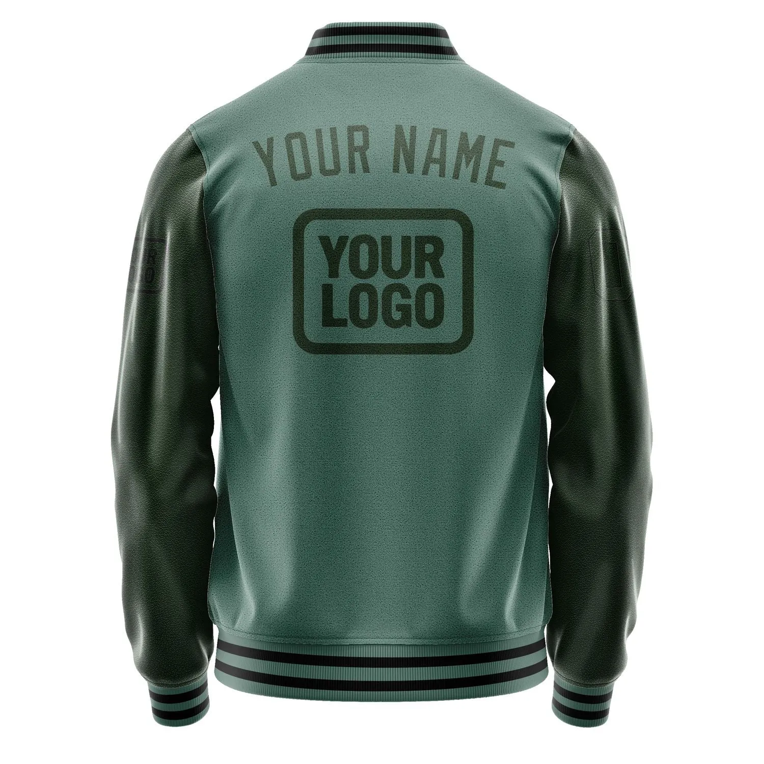 Custom Blue Green Dark Green Jacket sold by Tailorly product image thumbnail 4