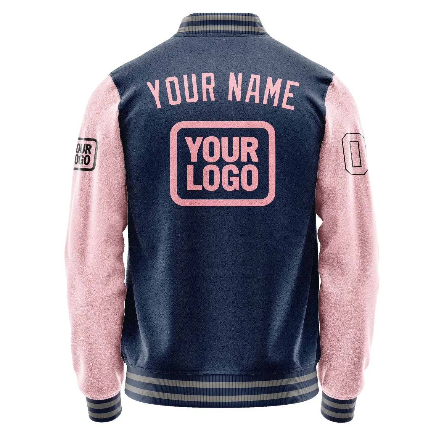 Custom Blue Light Pink Jacket sold by Tailorly product image thumbnail 4