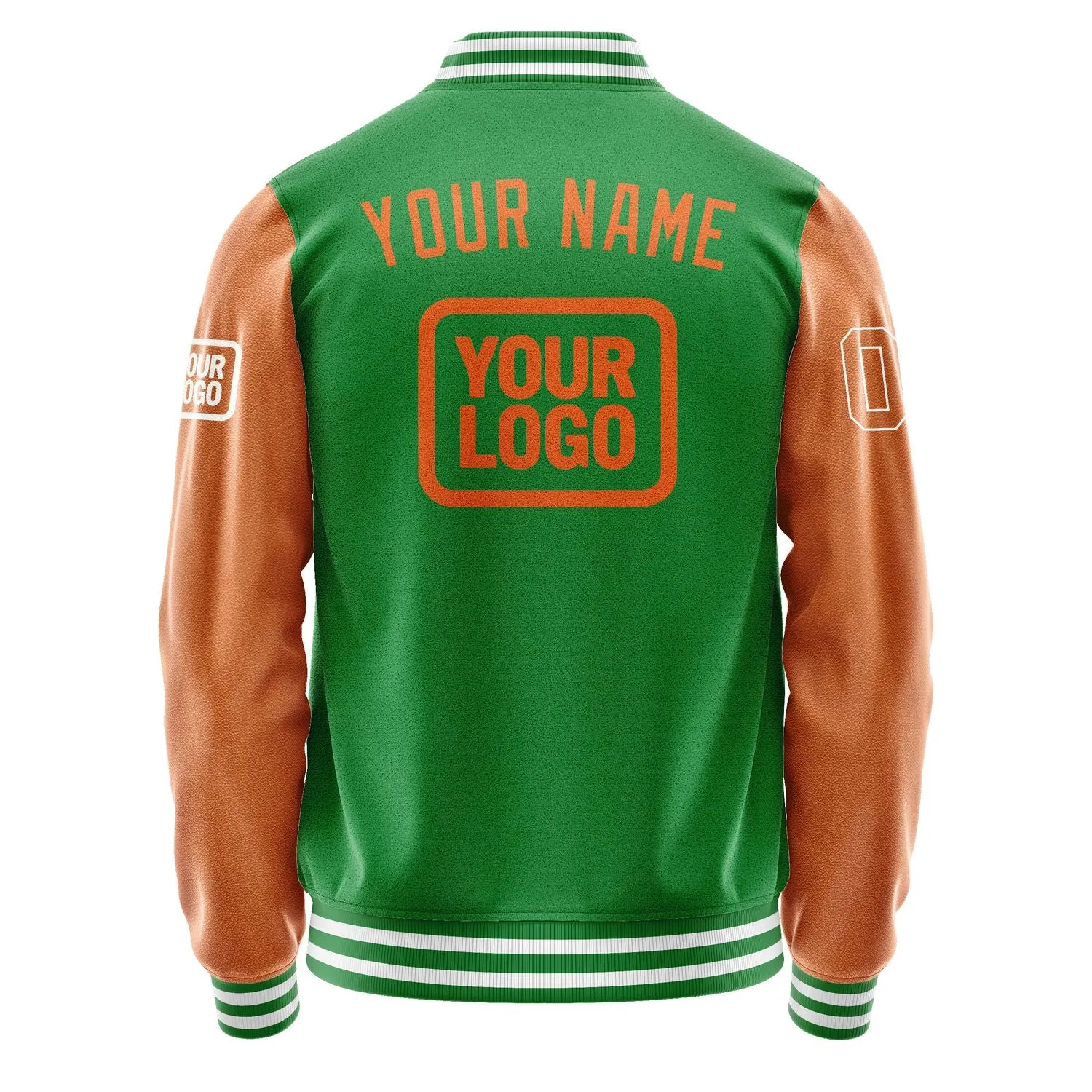 Custom Emerald Green Orange Jacket sold by Tailorly product image thumbnail 4