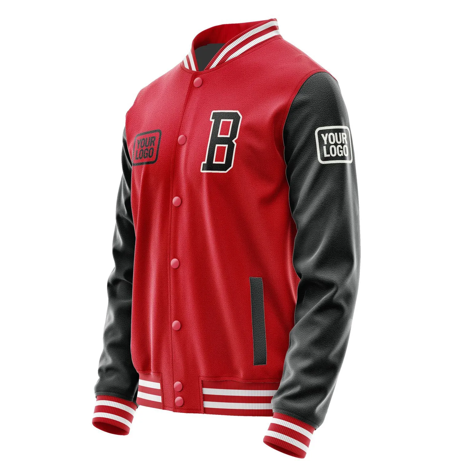 Custom Red Black Jacket sold by Tailorly product image thumbnail 3