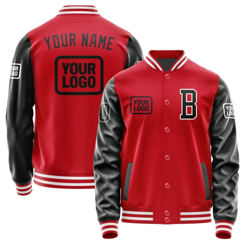 Custom Red Black Jacket sold by Tailorly