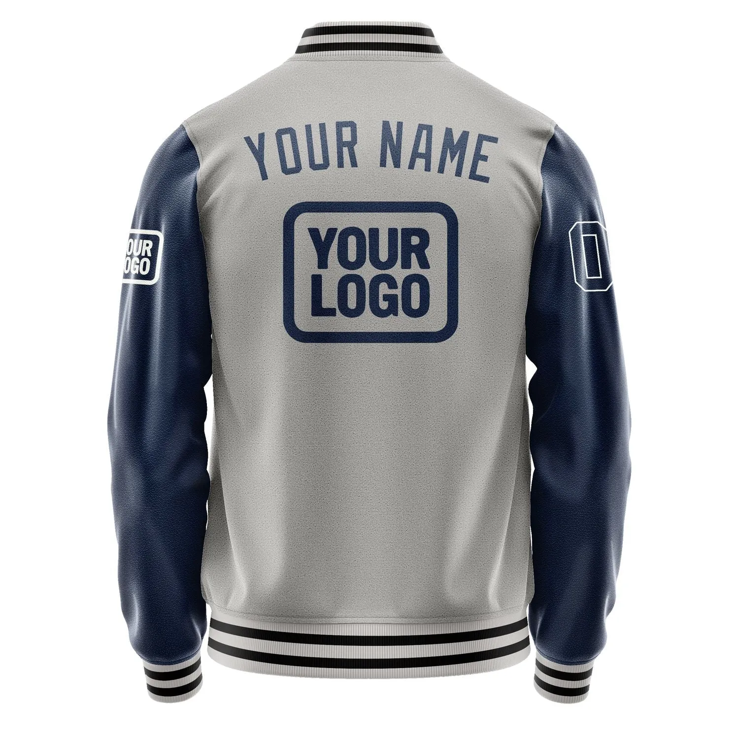 Custom Gray Blue Jacket sold by Tailorly product image thumbnail 4