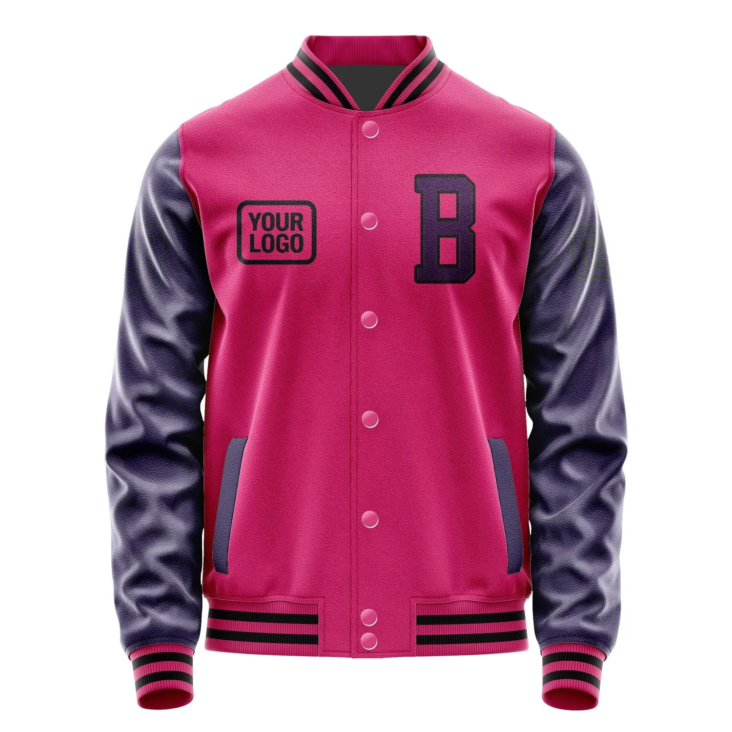 Custom Pink Purple Jacket sold by Tailorly product image thumbnail 2