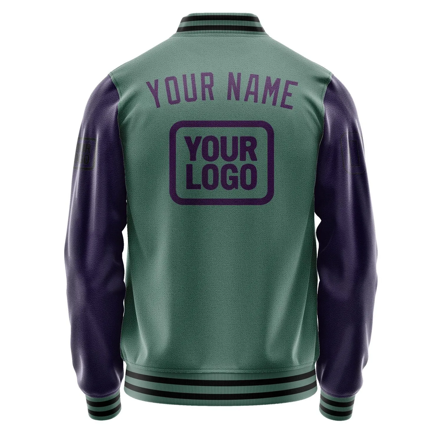 Custom Blue Green Purple Jacket sold by Tailorly product image thumbnail 4