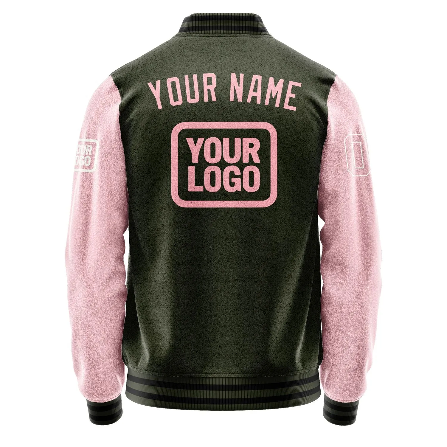 Custom Olive Light Pink Jacket sold by Tailorly product image thumbnail 4