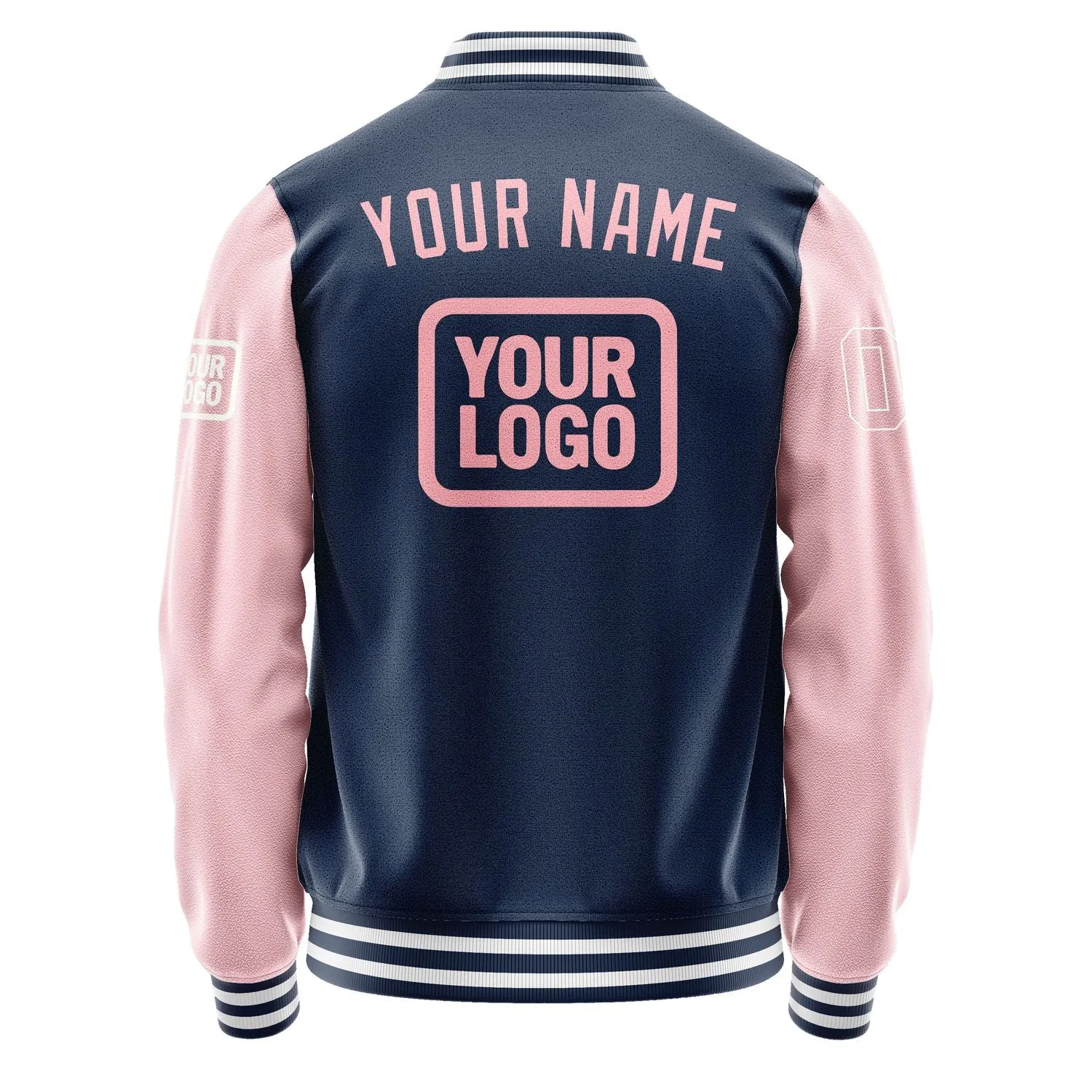 Custom Blue Light Pink Jacket sold by Tailorly product image thumbnail 4