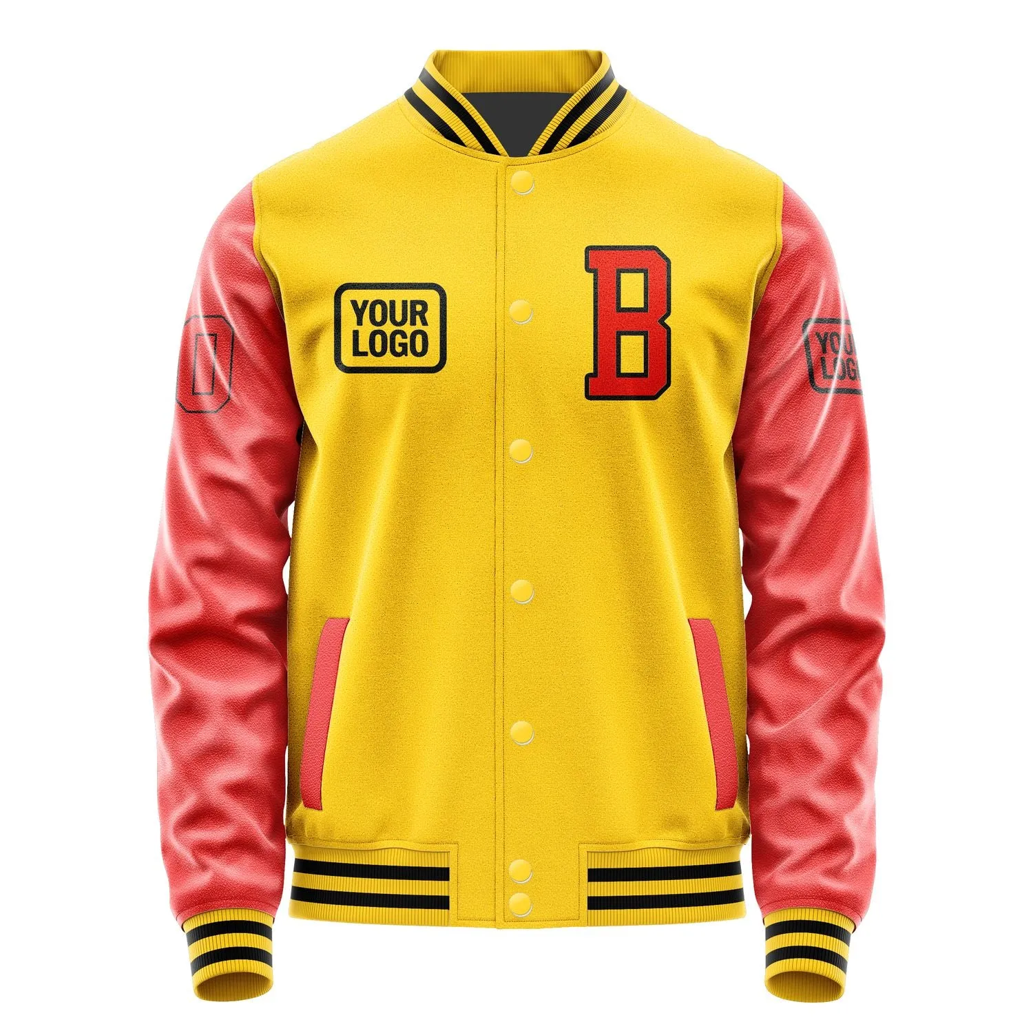Custom Gold Orange Red Jacket sold by Tailorly product image thumbnail 2