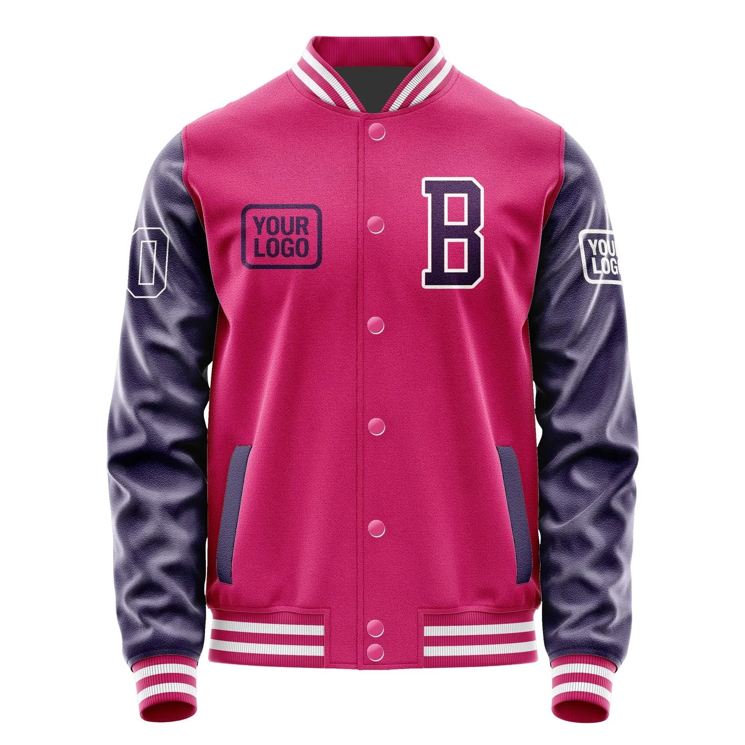 Custom Pink Purple Jacket sold by Tailorly product image thumbnail 2