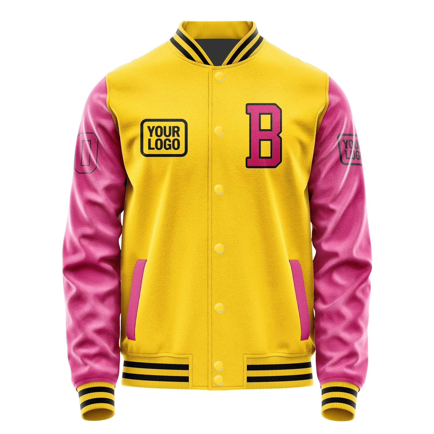 Custom Gold Pink Jacket sold by Tailorly product image thumbnail 2