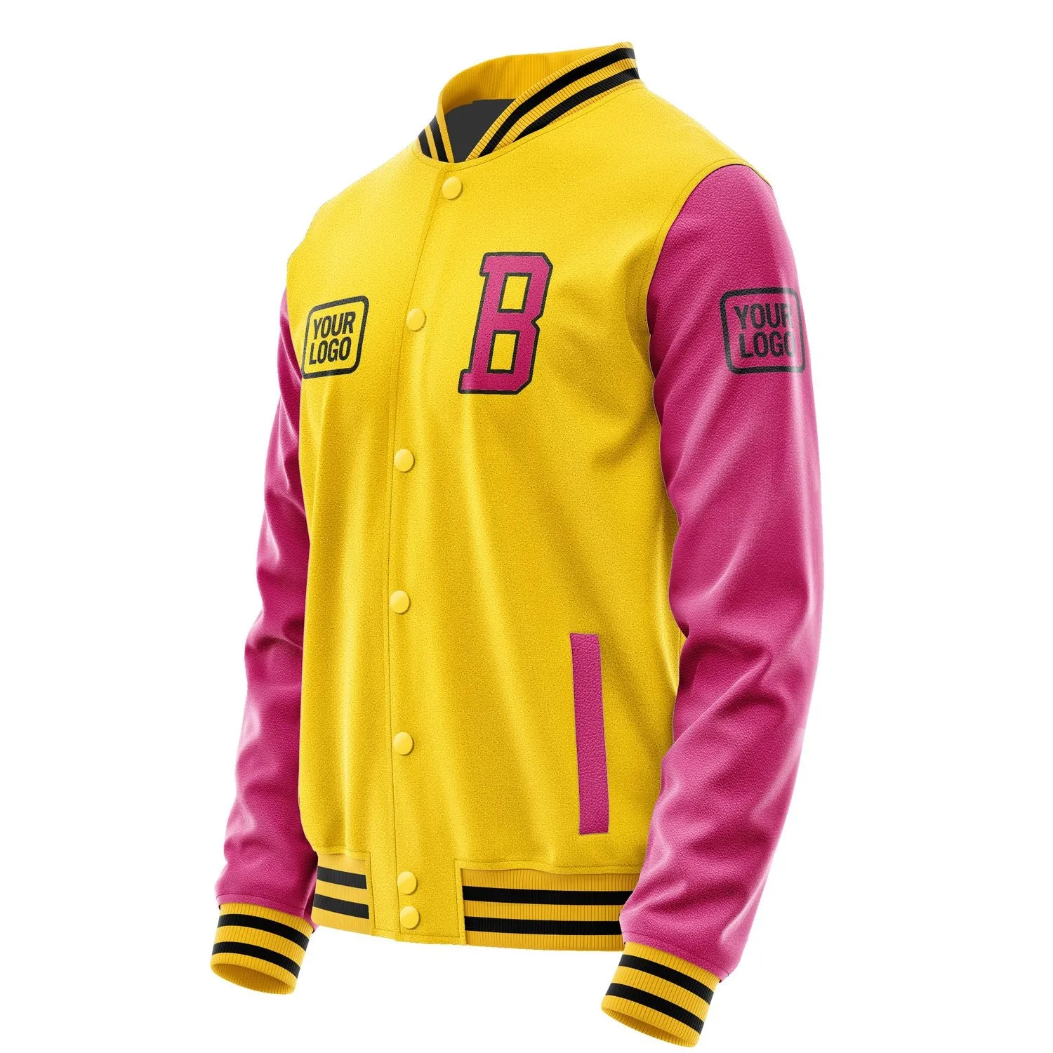 Custom Gold Pink Jacket sold by Tailorly product image thumbnail 3