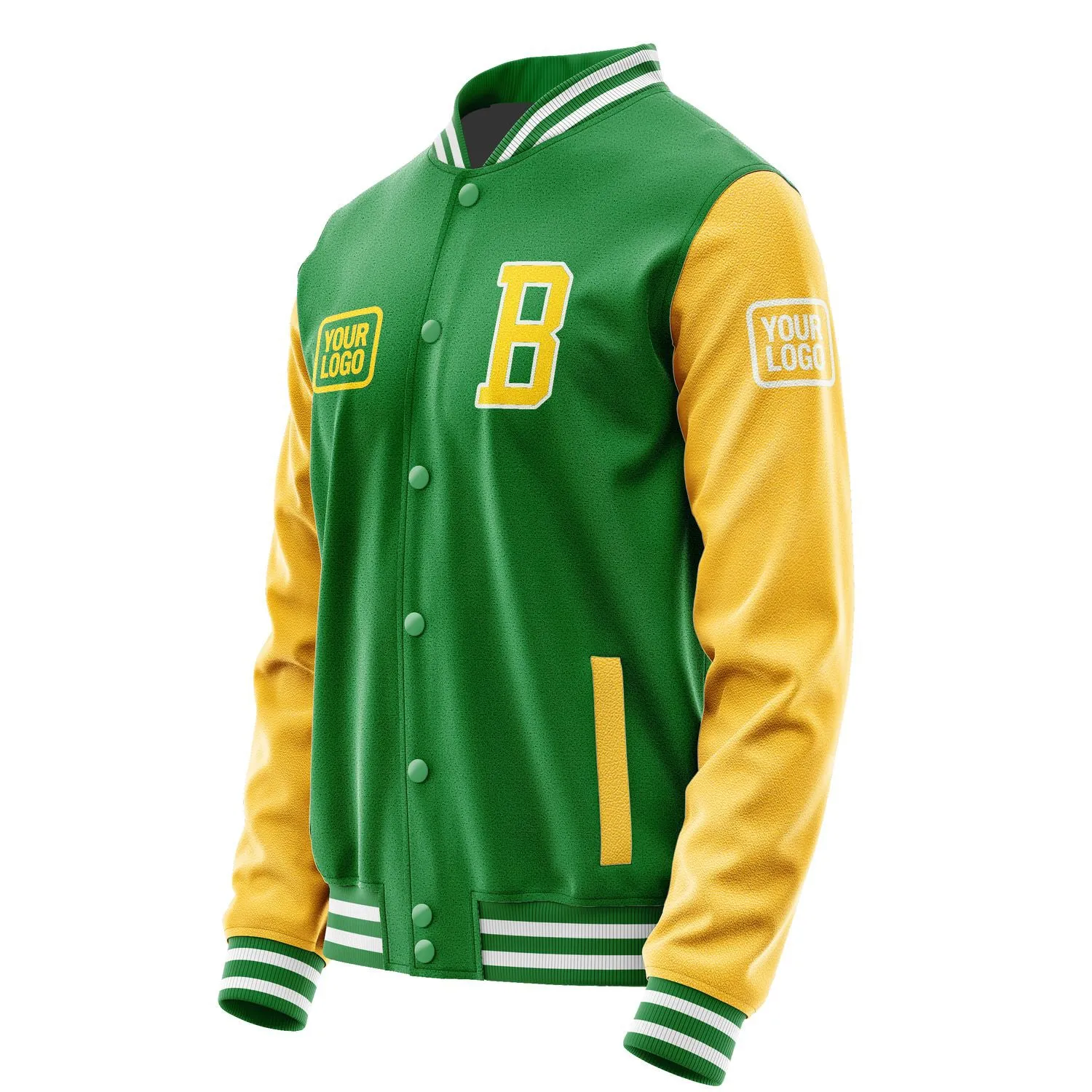 Custom Emerald Green Gold Jacket sold by Tailorly product image thumbnail 3