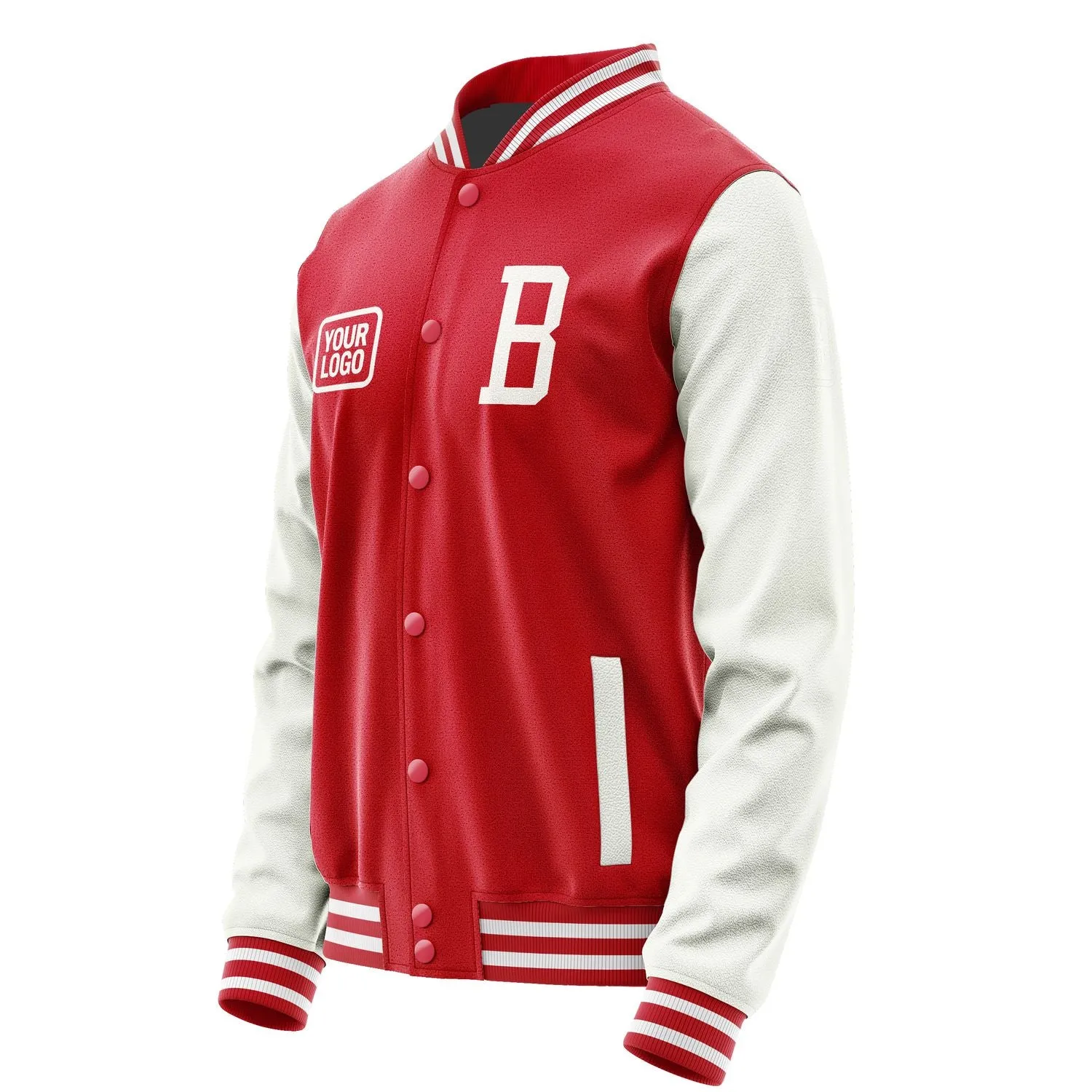 Custom Red White Jacket sold by Tailorly product image thumbnail 3