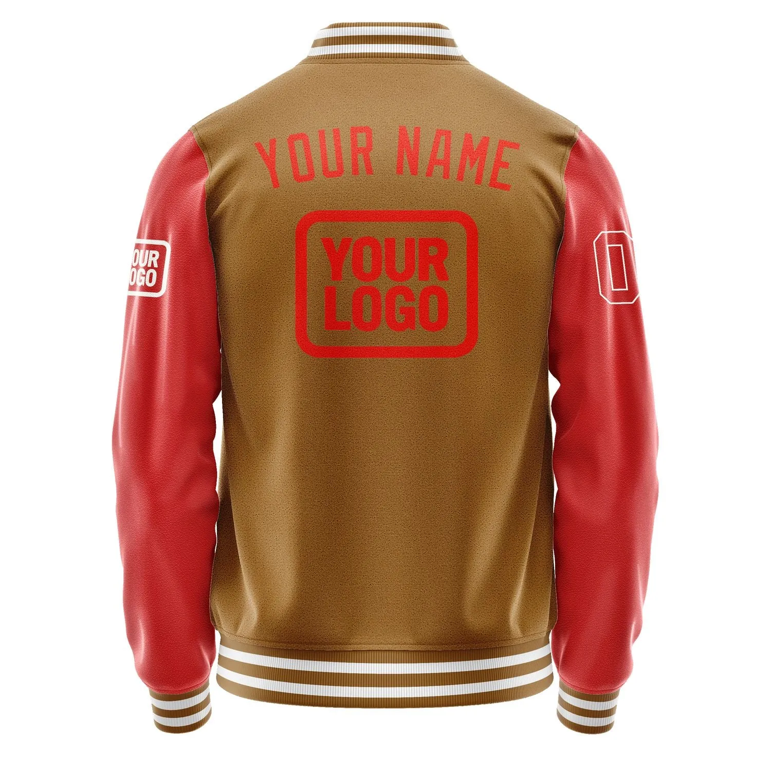 Custom Khaki Orange Red Jacket sold by Tailorly product image thumbnail 4