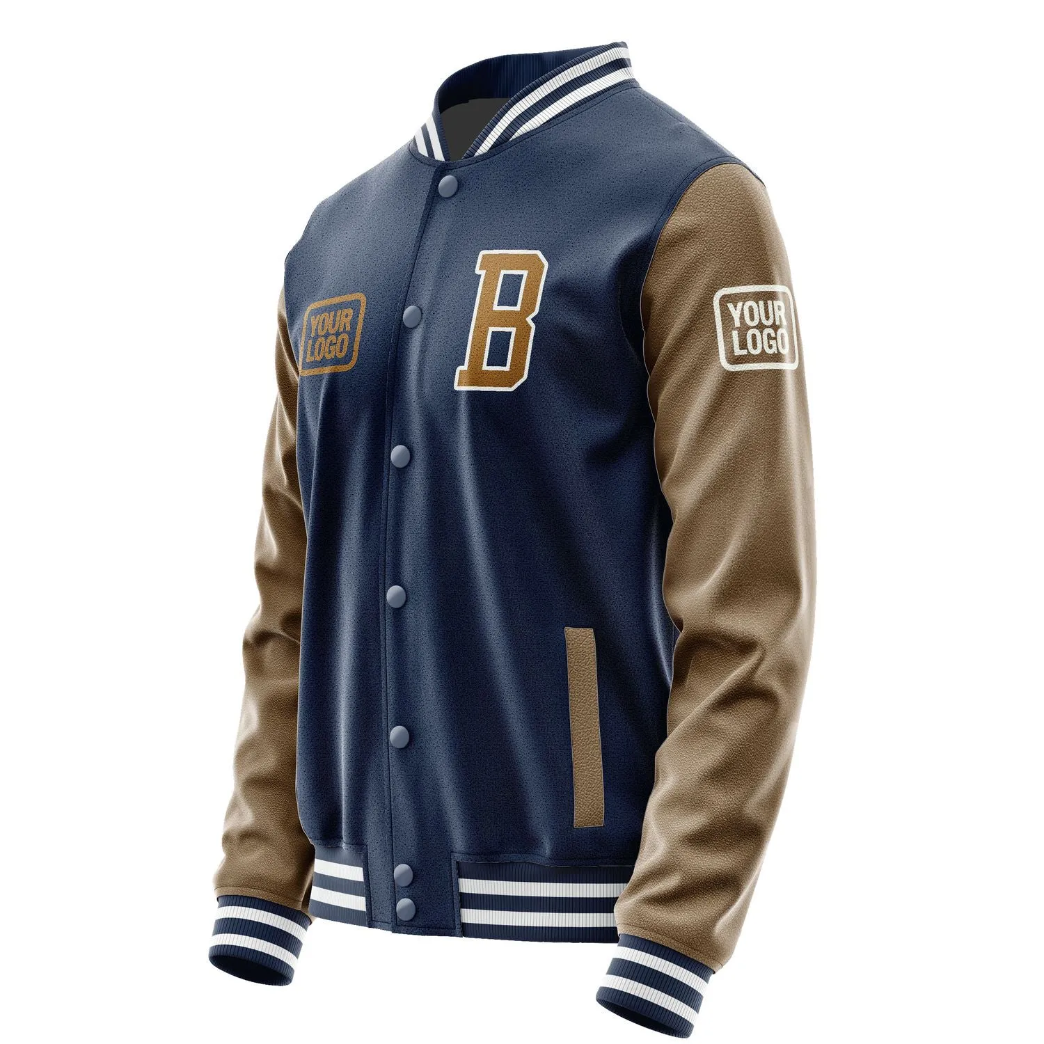 Custom Blue Khaki Jacket sold by Tailorly product image thumbnail 3