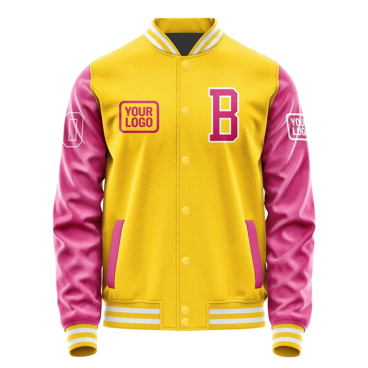 Custom Gold Pink Jacket sold by Tailorly product image thumbnail 2