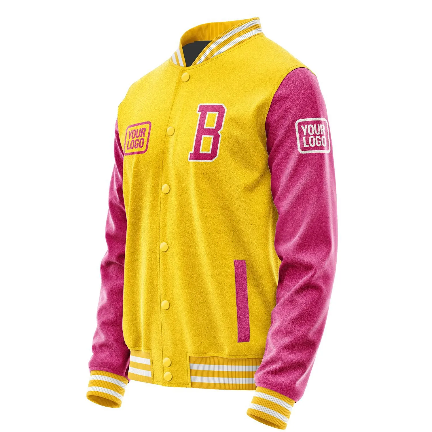 Custom Gold Pink Jacket sold by Tailorly product image thumbnail 3