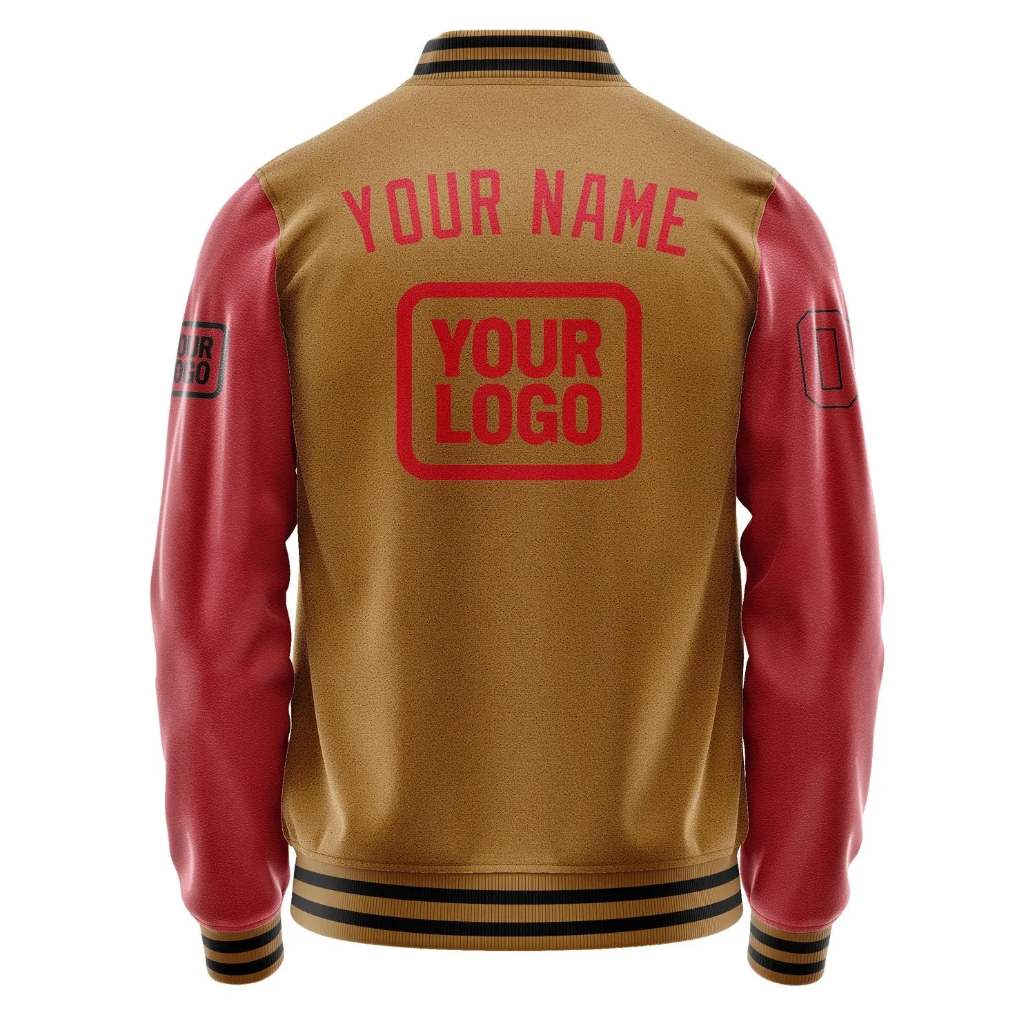 Custom Khaki Red Jacket sold by Tailorly product image thumbnail 4