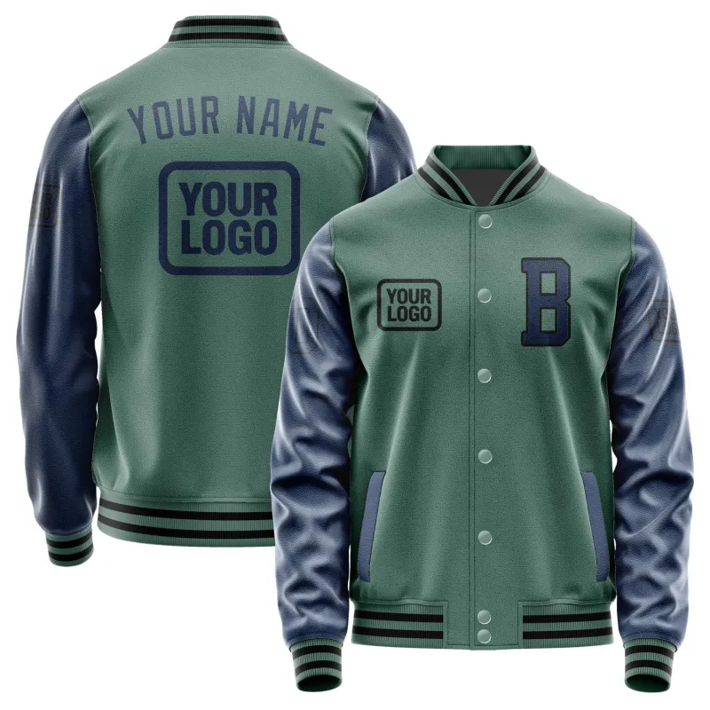 Custom Blue Green Blue Jacket sold by Tailorly