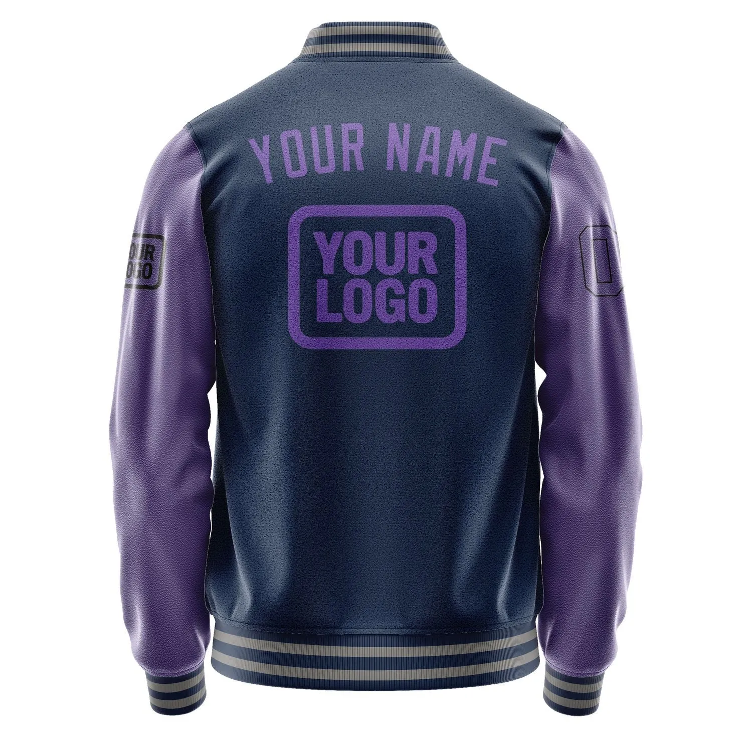 Custom Blue Light Purple Jacket sold by Tailorly product image thumbnail 4