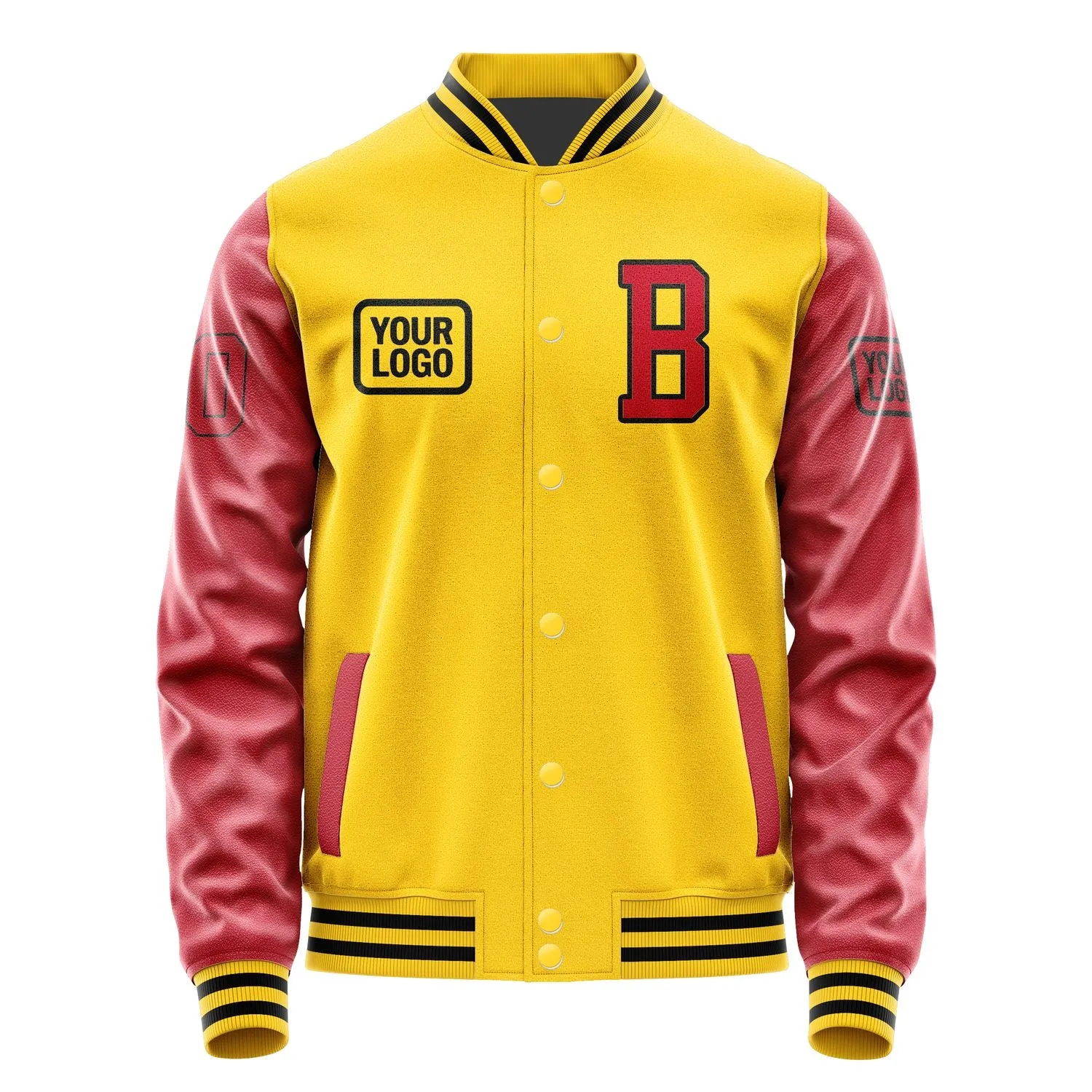 Custom Gold Red Jacket sold by Tailorly product image thumbnail 2