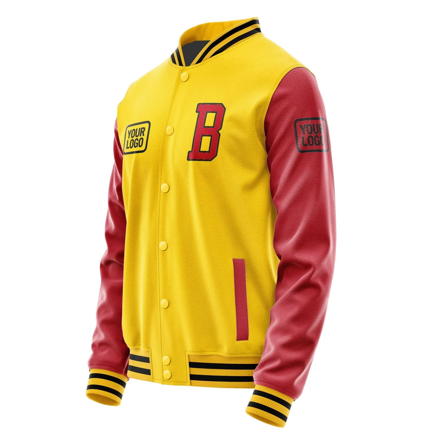 Custom Gold Red Jacket sold by Tailorly product image thumbnail 3