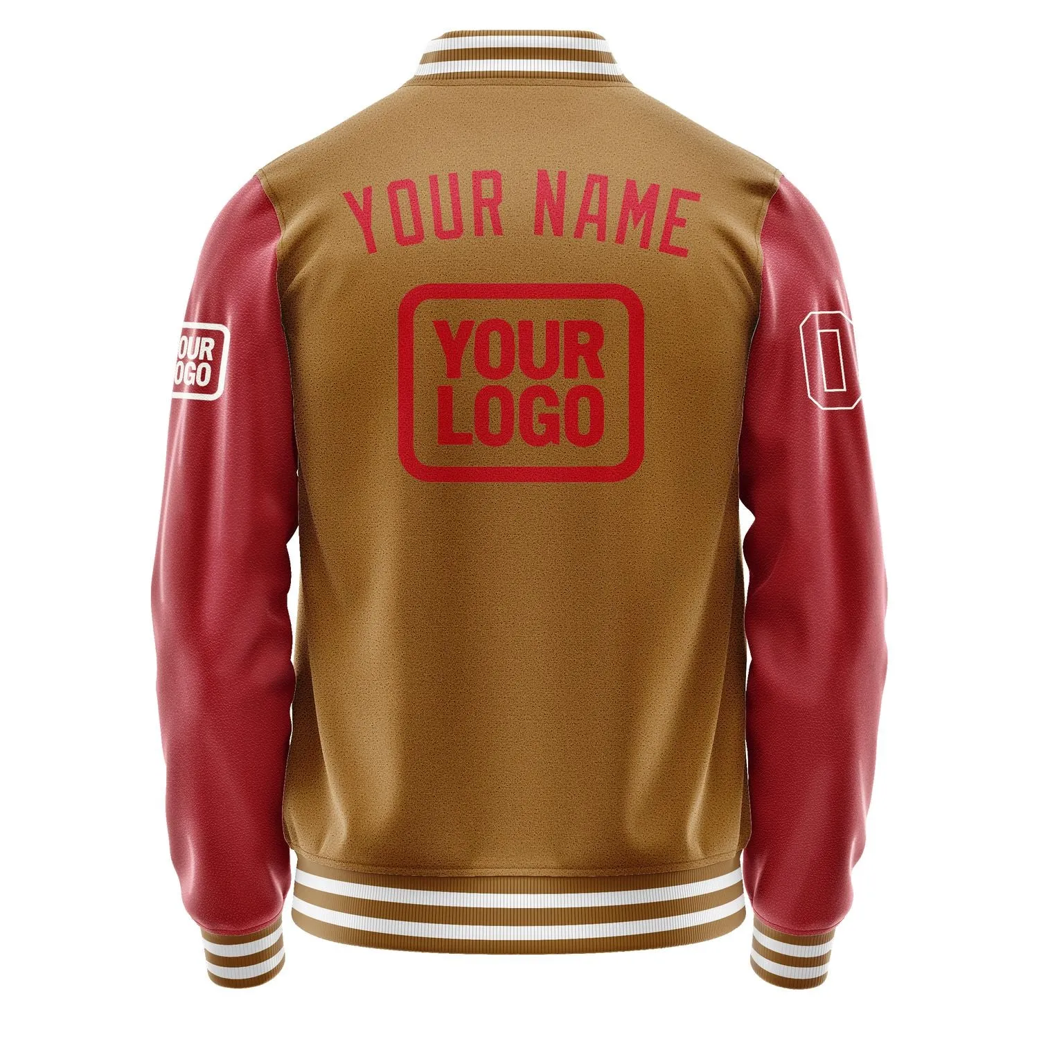 Custom Khaki Red Jacket sold by Tailorly product image thumbnail 4