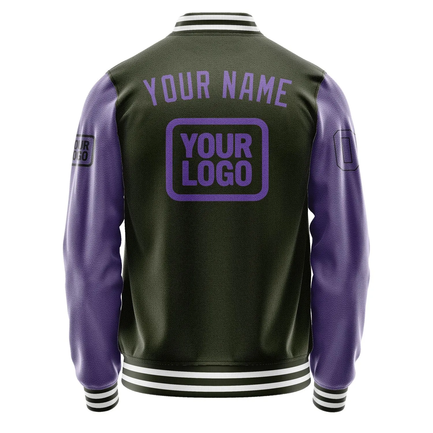 Custom Olive Light Purple Jacket sold by Tailorly product image thumbnail 4