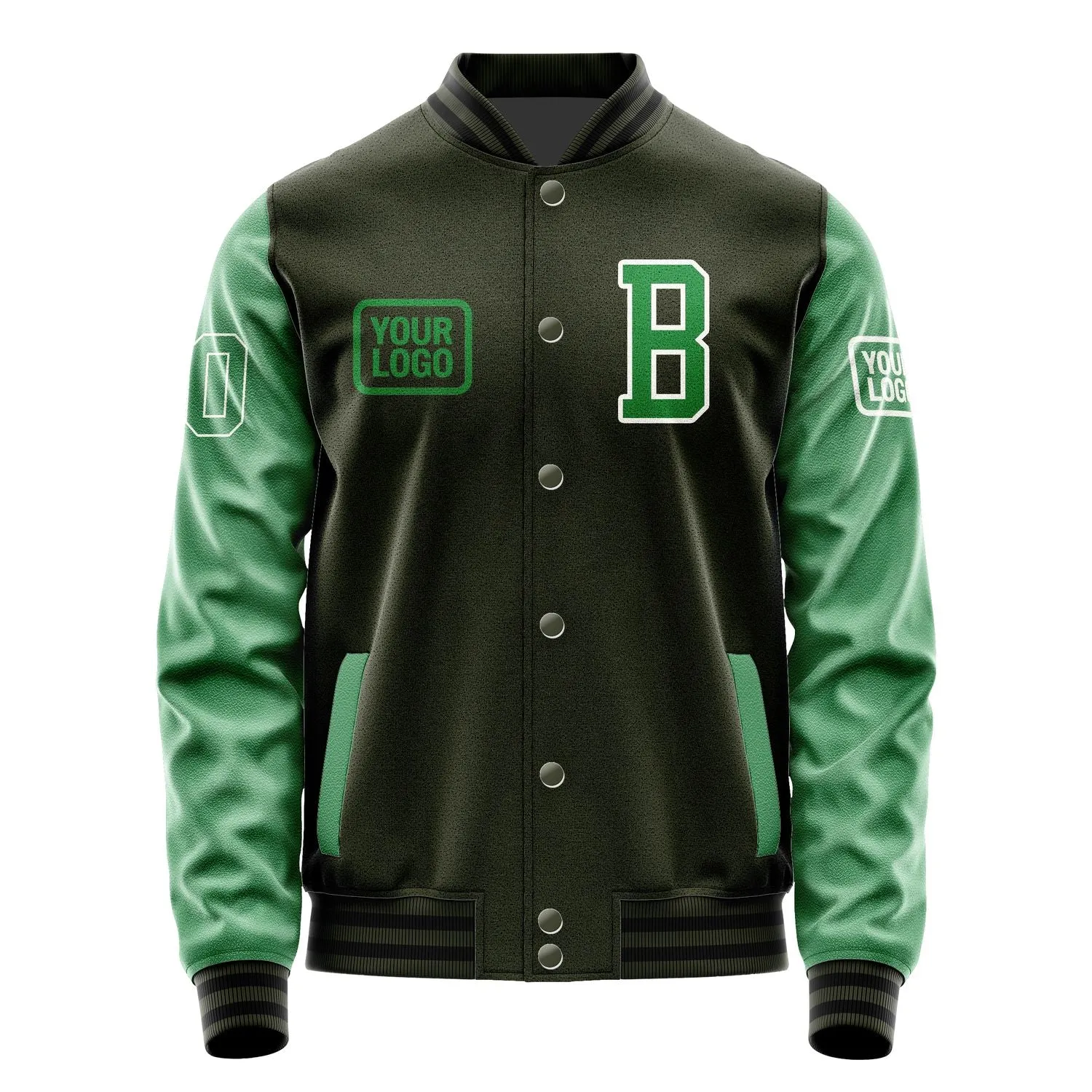 Custom Olive Emerald Green Jacket sold by Tailorly product image thumbnail 2