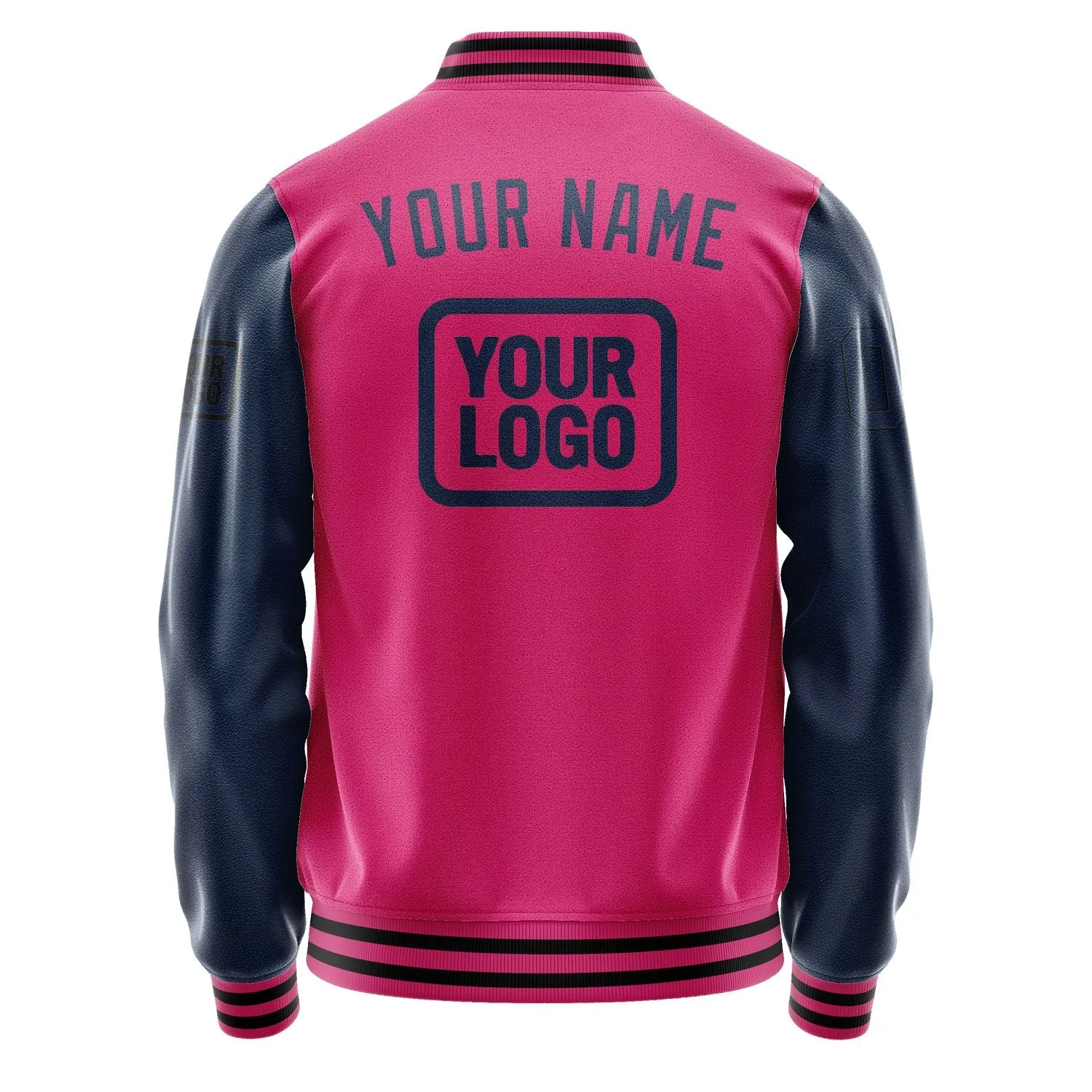 Custom Pink Blue Jacket sold by Tailorly product image thumbnail 4