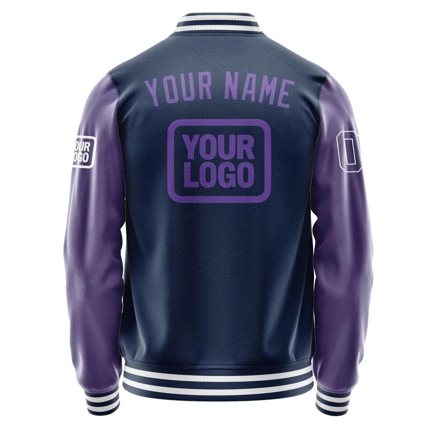 Custom Blue Light Purple Jacket sold by Tailorly product image thumbnail 4
