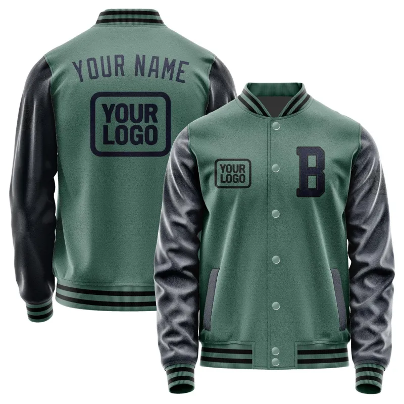 Custom Blue Green Navy Jacket sold by Tailorly