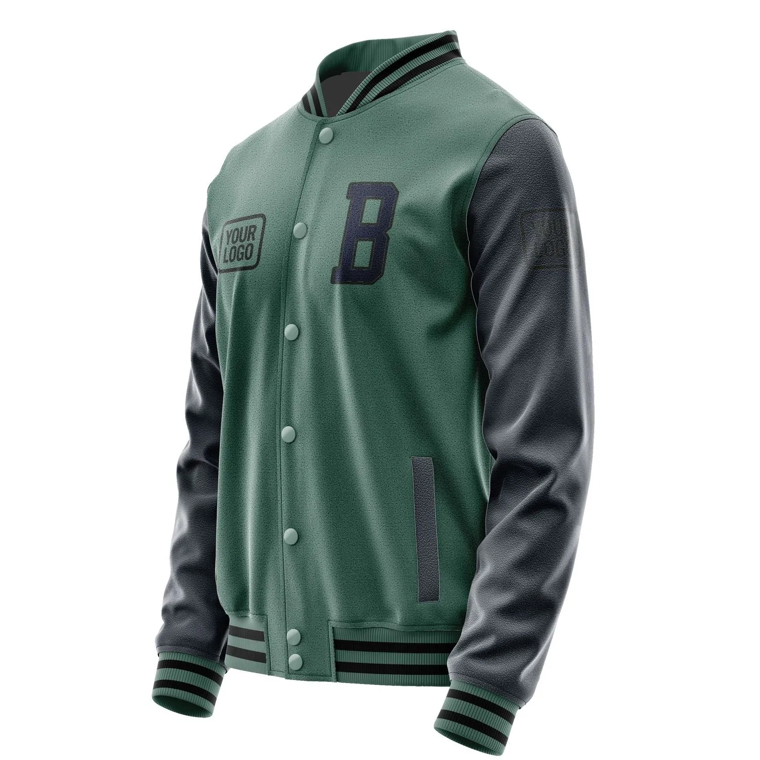 Custom Blue Green Navy Jacket sold by Tailorly product image thumbnail 3