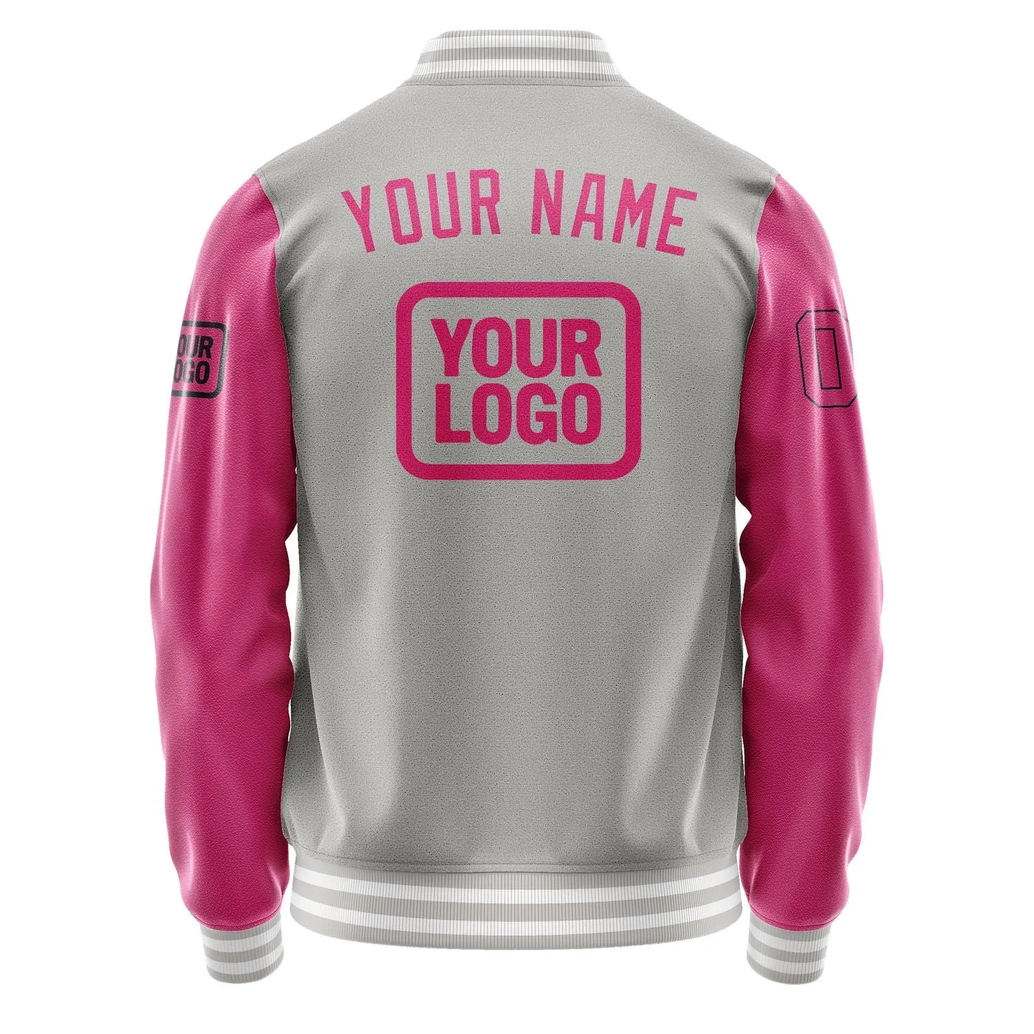 Custom Gray Pink Jacket sold by Tailorly product image thumbnail 4