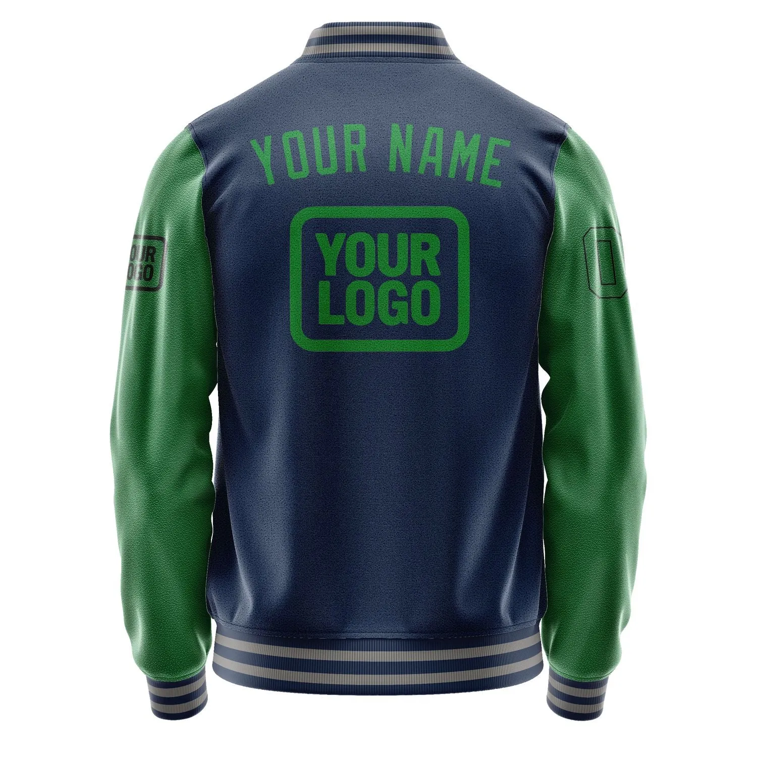 Custom Blue Emerald Green Jacket sold by Tailorly product image thumbnail 4