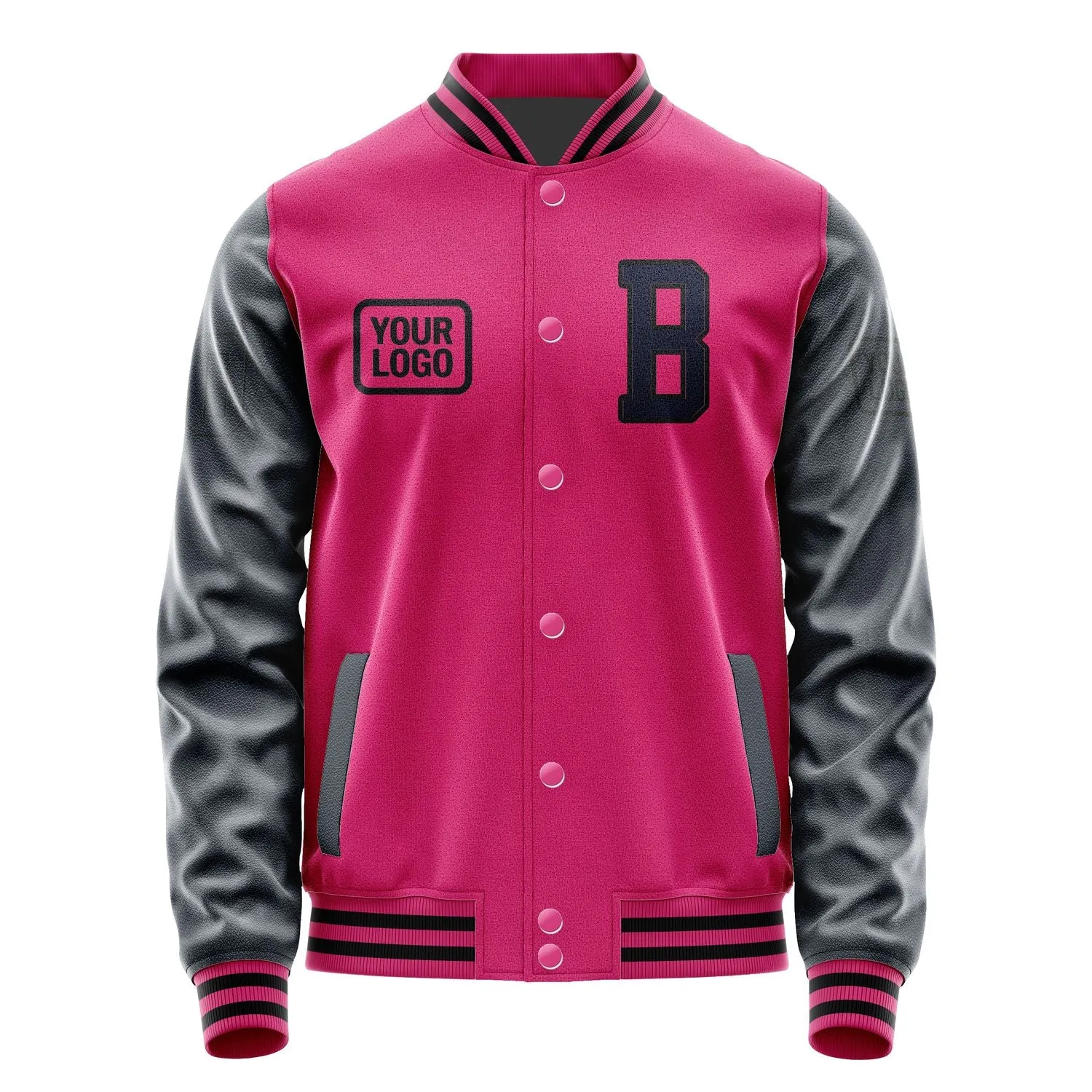 Custom Pink Navy Jacket sold by Tailorly product image thumbnail 2