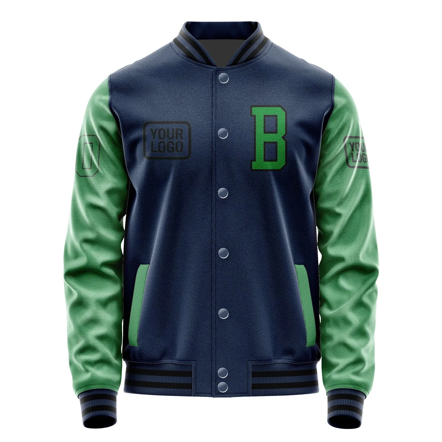Custom Blue Emerald Green Jacket sold by Tailorly product image thumbnail 2