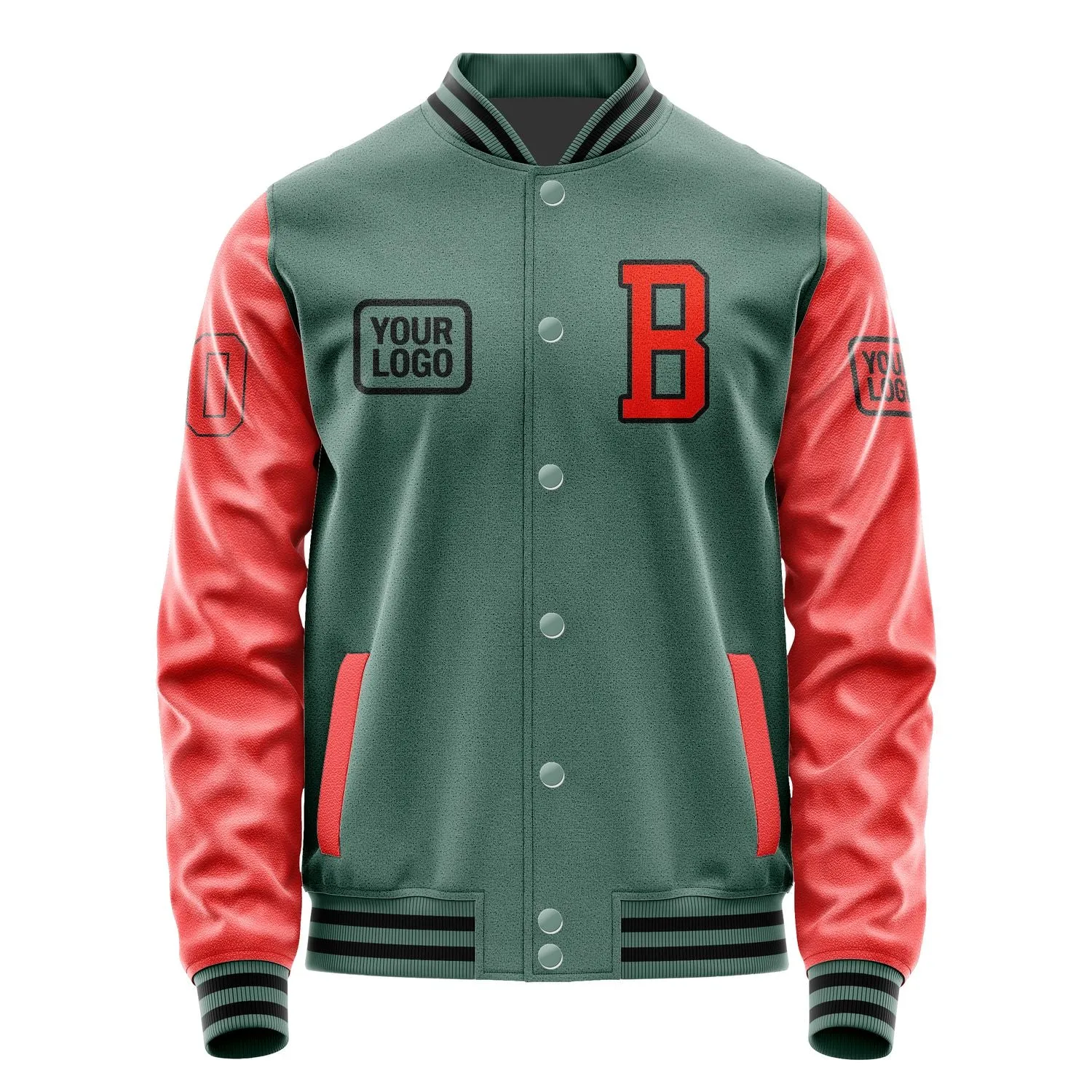 Custom Blue Green Orange Red Jacket sold by Tailorly product image thumbnail 2