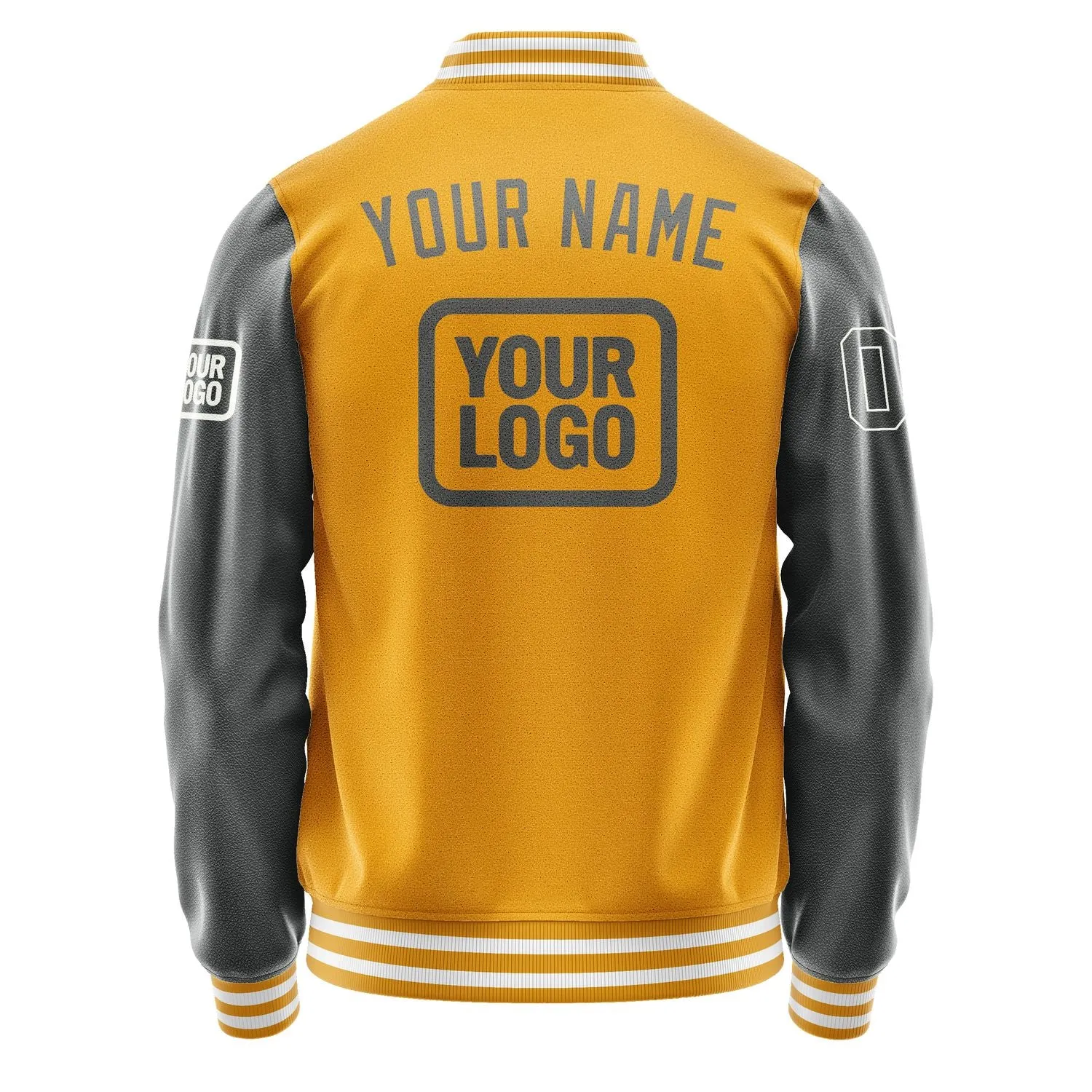 Custom Yellow Dark Grey Jacket sold by Tailorly product image thumbnail 4