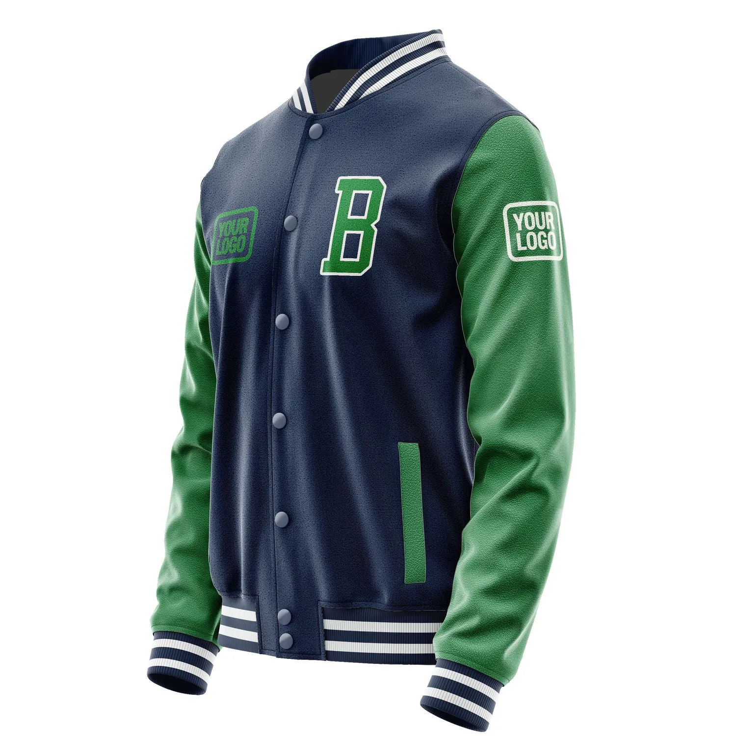 Custom Blue Emerald Green Jacket sold by Tailorly product image thumbnail 3