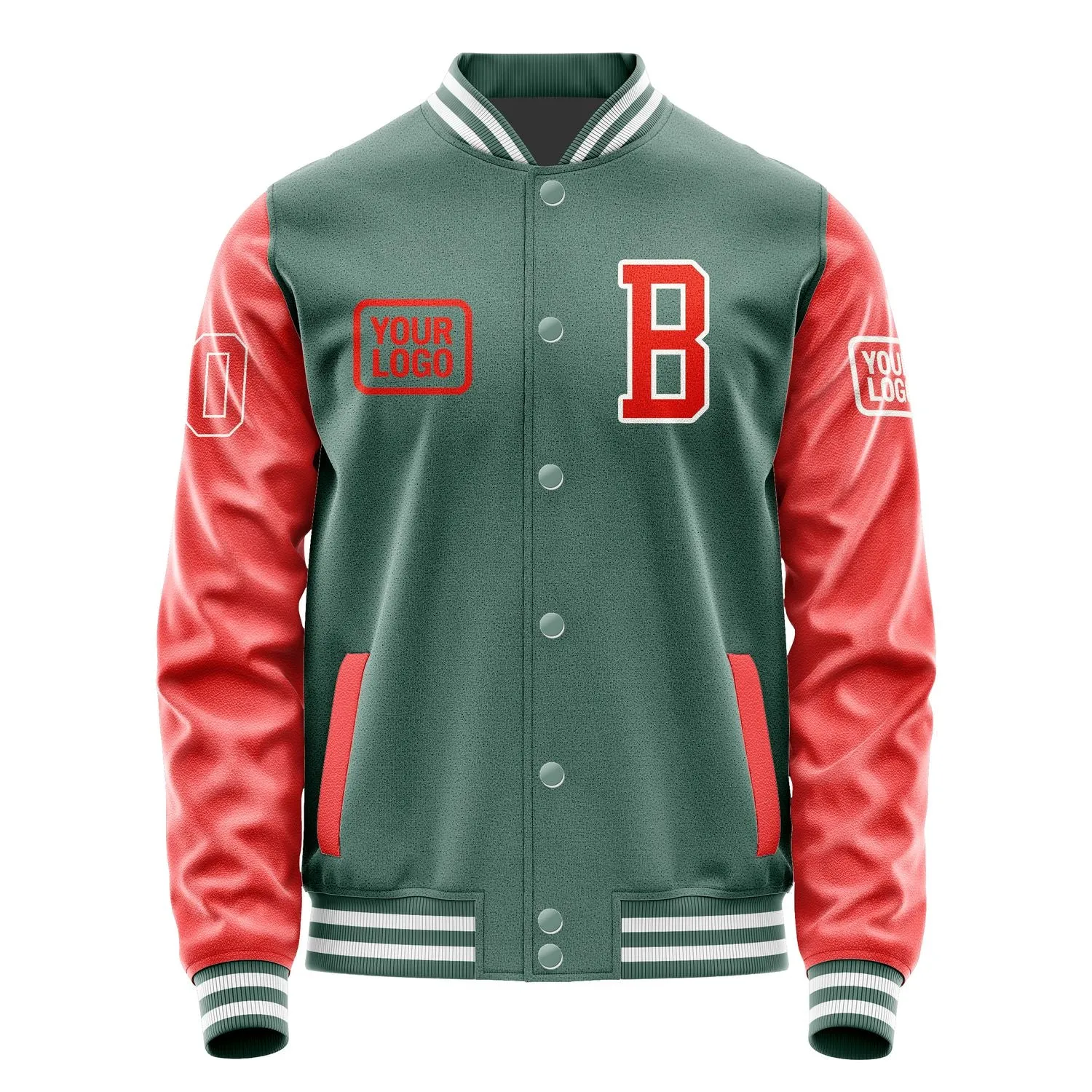 Custom Blue Green Orange Red Jacket sold by Tailorly product image thumbnail 2