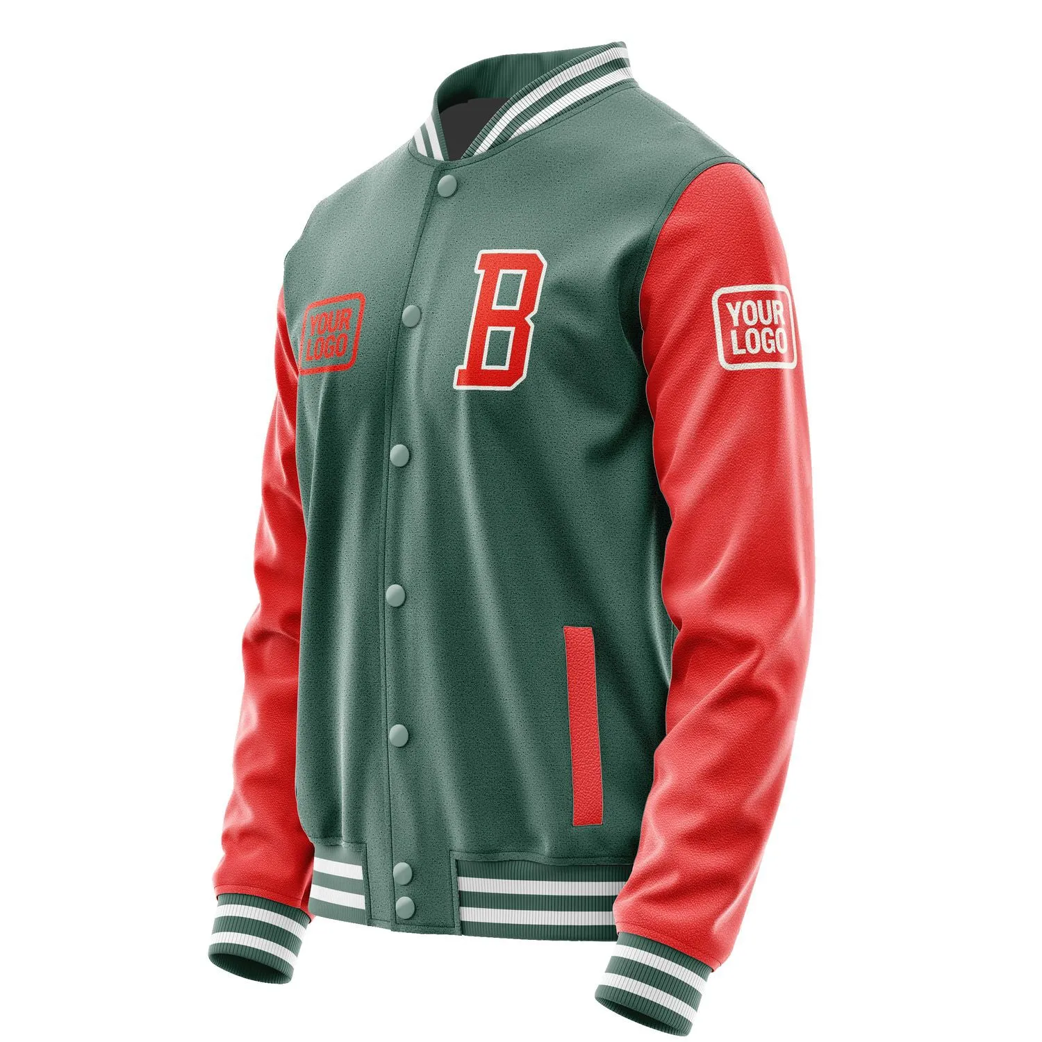 Custom Blue Green Orange Red Jacket sold by Tailorly product image thumbnail 3