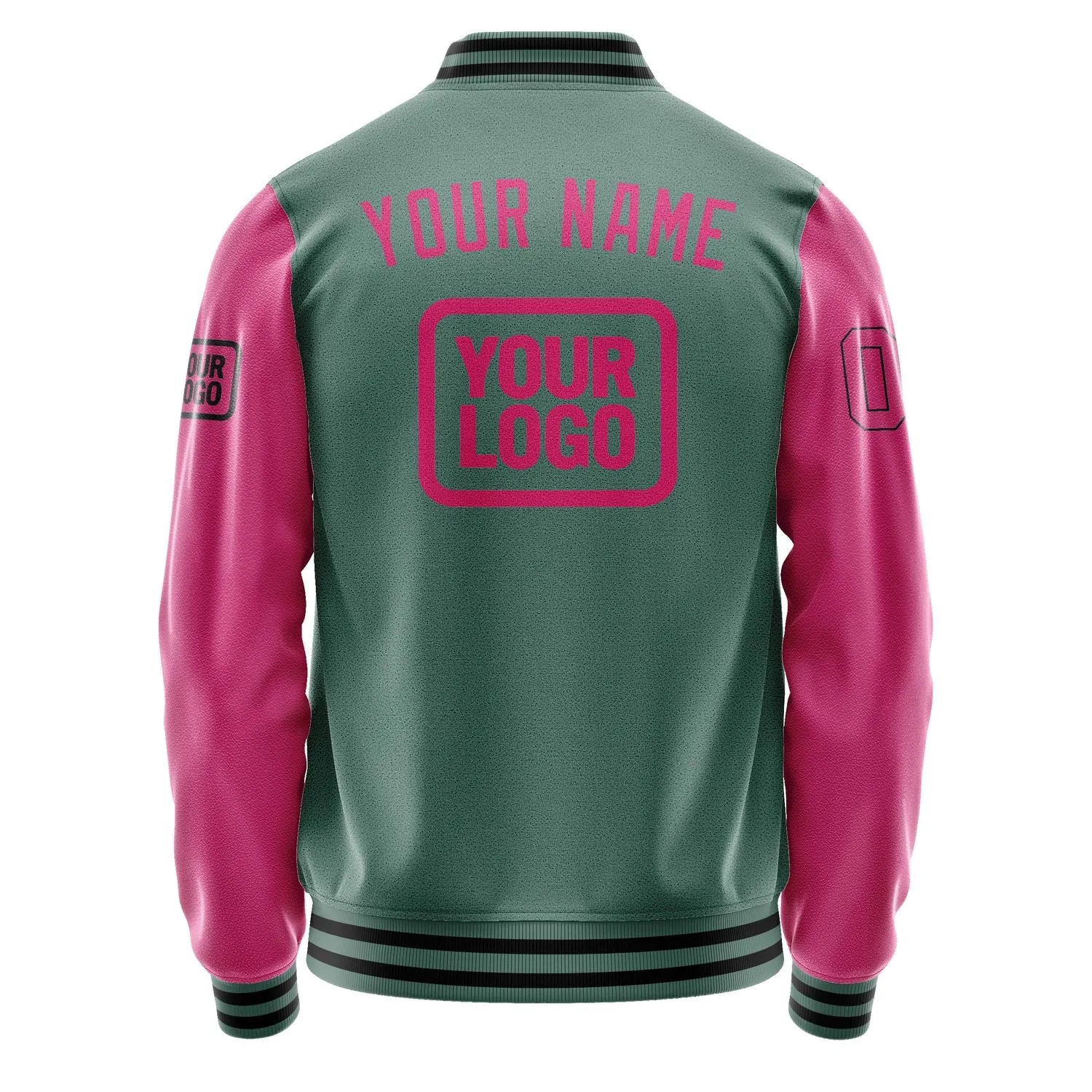 Custom Blue Green Pink Jacket sold by Tailorly product image thumbnail 4