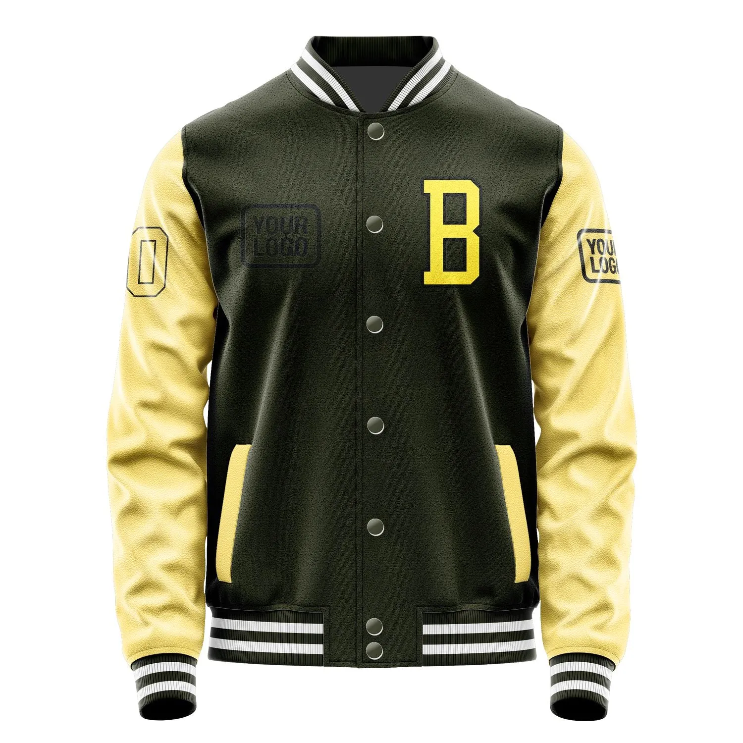 Custom Olive Light Yellow Jacket sold by Tailorly product image thumbnail 2